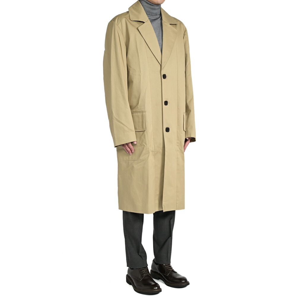 楽天市場】メゾンキツネ MAISON KITSUNE チェスターコート 3Bシングル