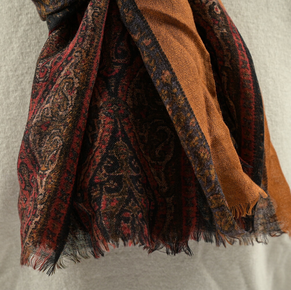 楽天市場】エトロ ETRO ストール マフラー 春 秋 3シーズン メンズ