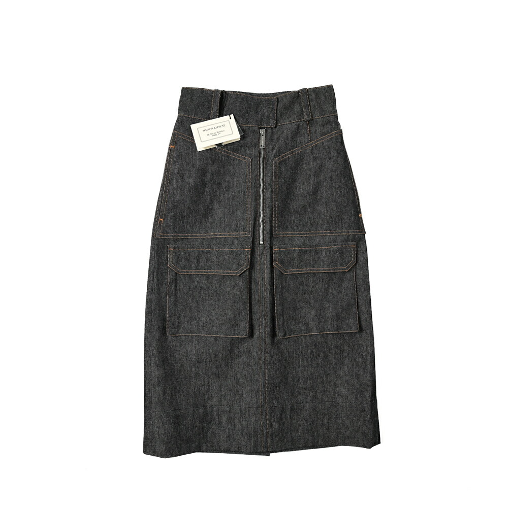 楽天市場】メゾンキツネ MAISON KITSUNE デニムスカート 春夏