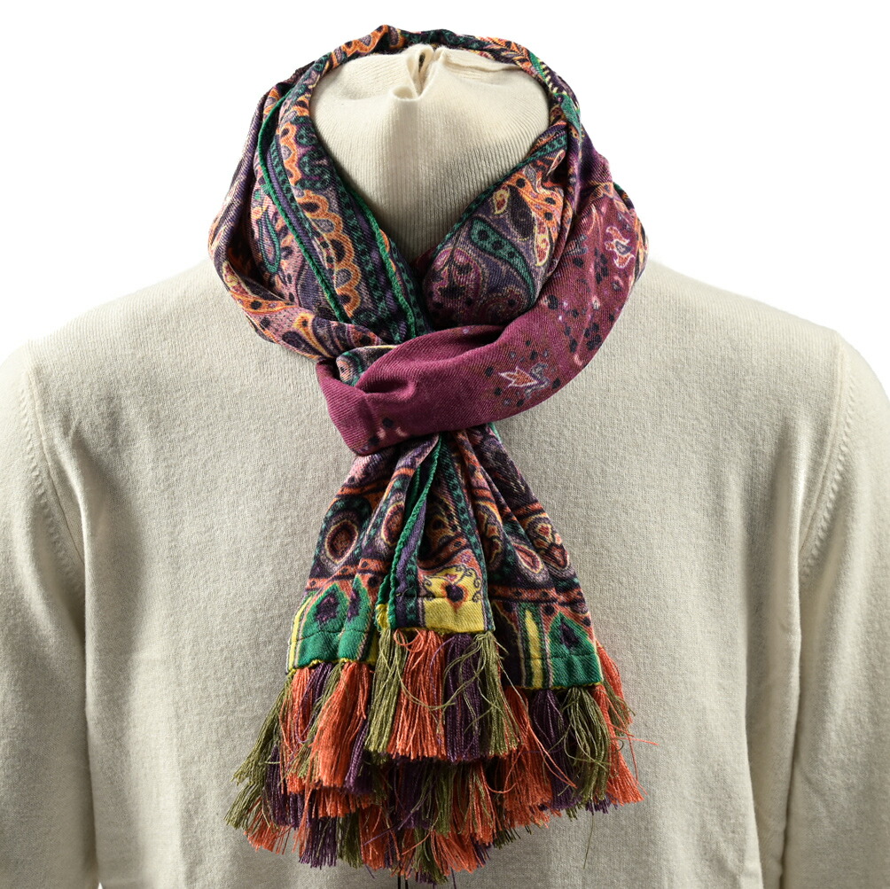 楽天市場】エトロ ETRO ストール マフラー 秋冬 メンズ レディース