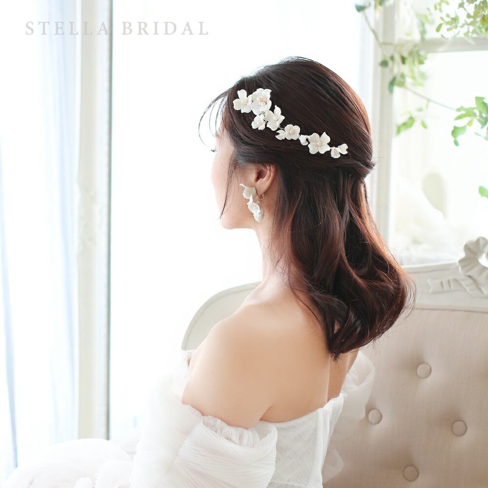 楽天市場】【STELLA BRIDAL公式】ブライダル ヘッドピース ブラン
