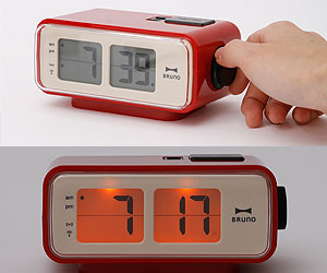 楽天市場】【BRUNO/ブルーノ】 LCDレトロアラームクロック S /時計