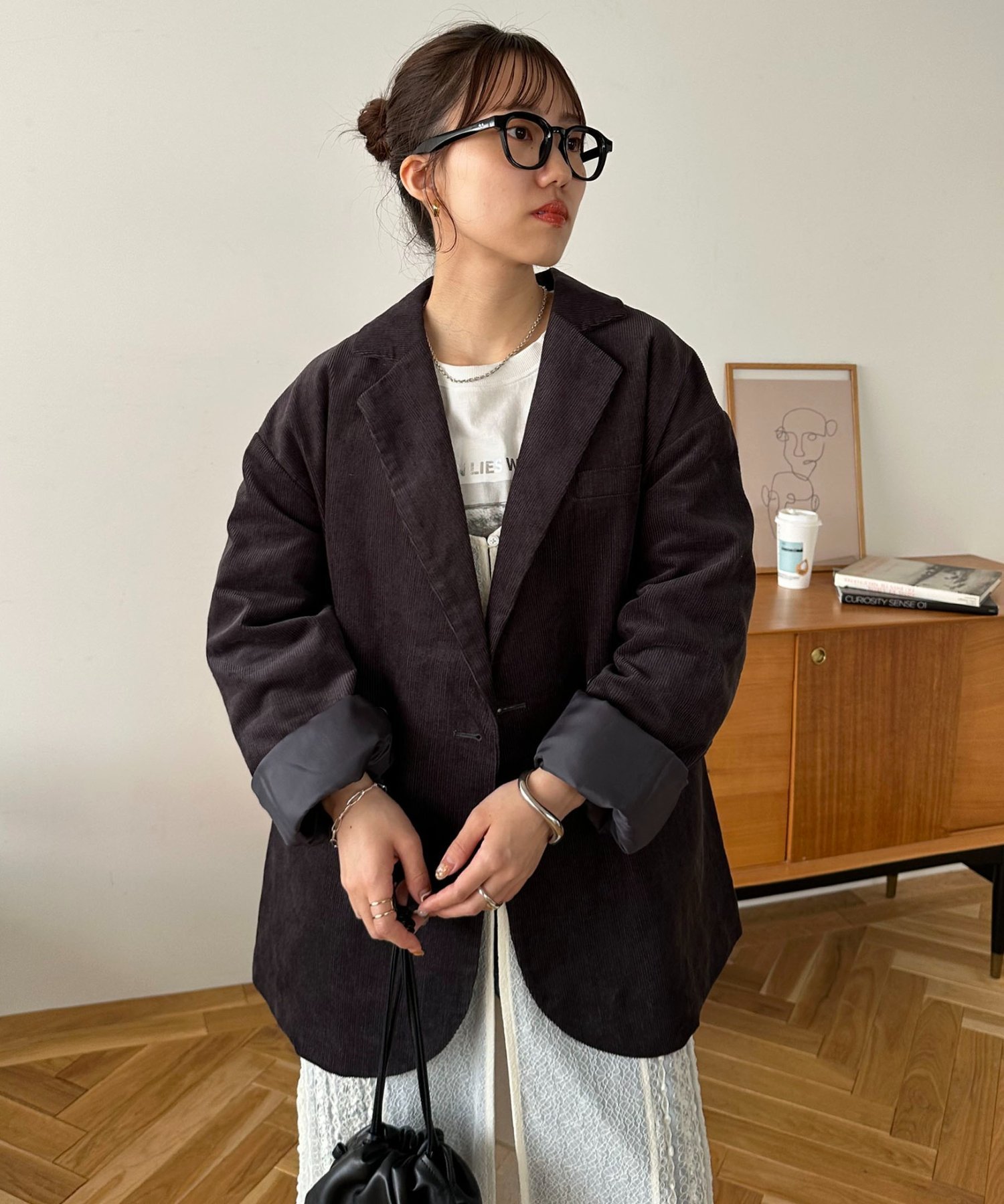 Discoat｜【ユニセックス】コーデュロイWブレストジャケット | Rakuten