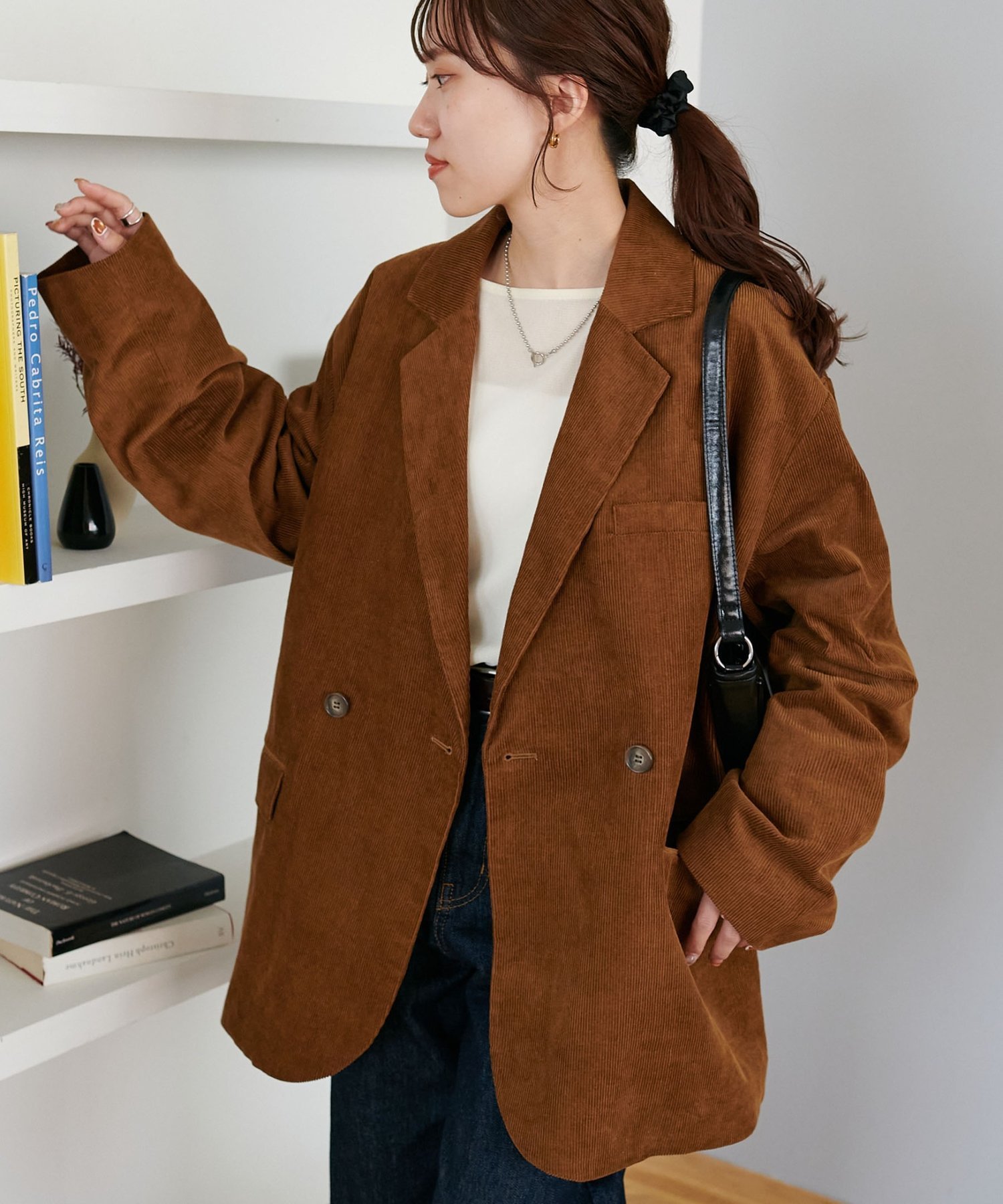 Discoat｜【ユニセックス】コーデュロイWブレストジャケット | Rakuten