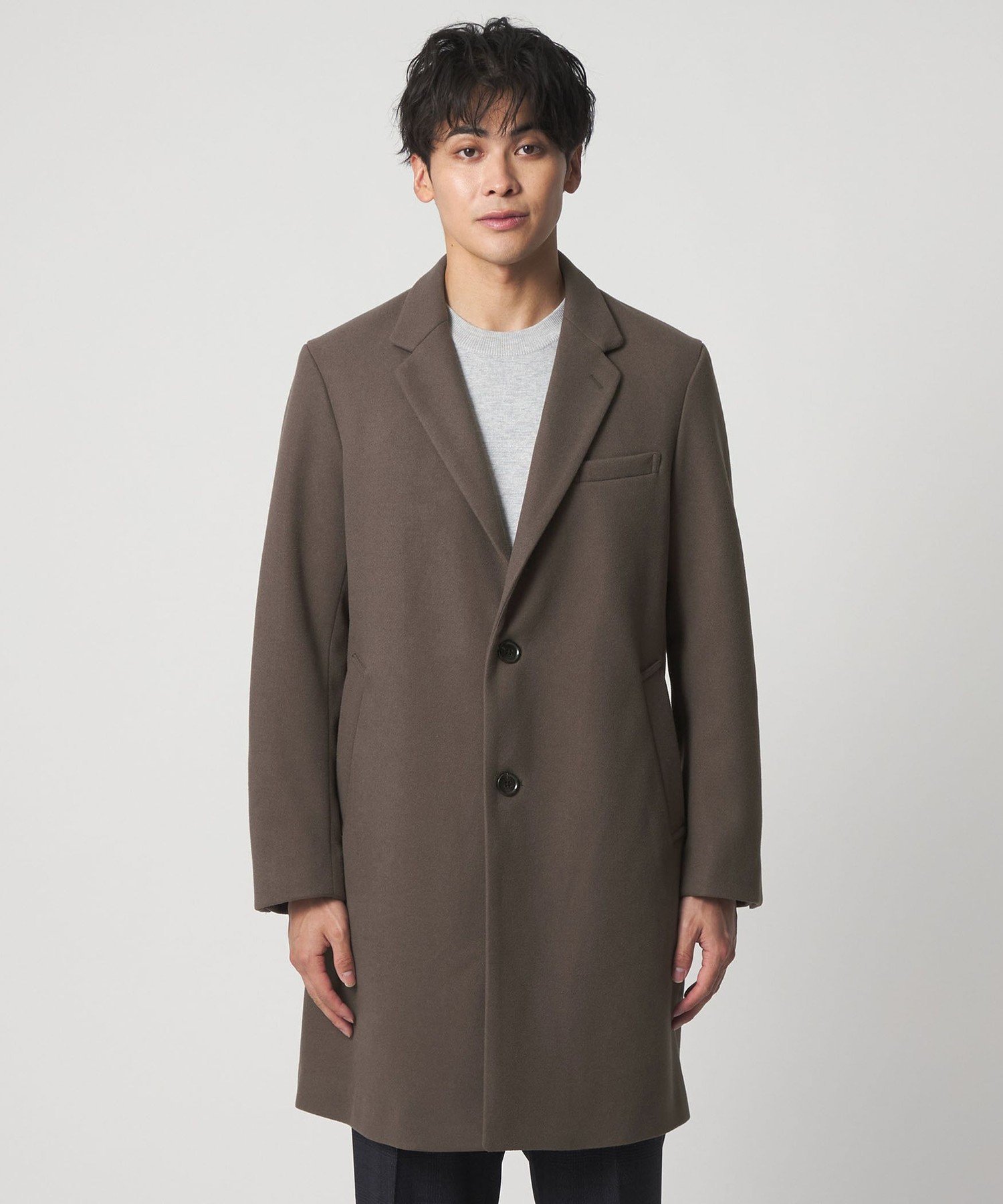 UNITED ARROWS LTD. OUTLET｜ニットメルトン シングルチェスターコート