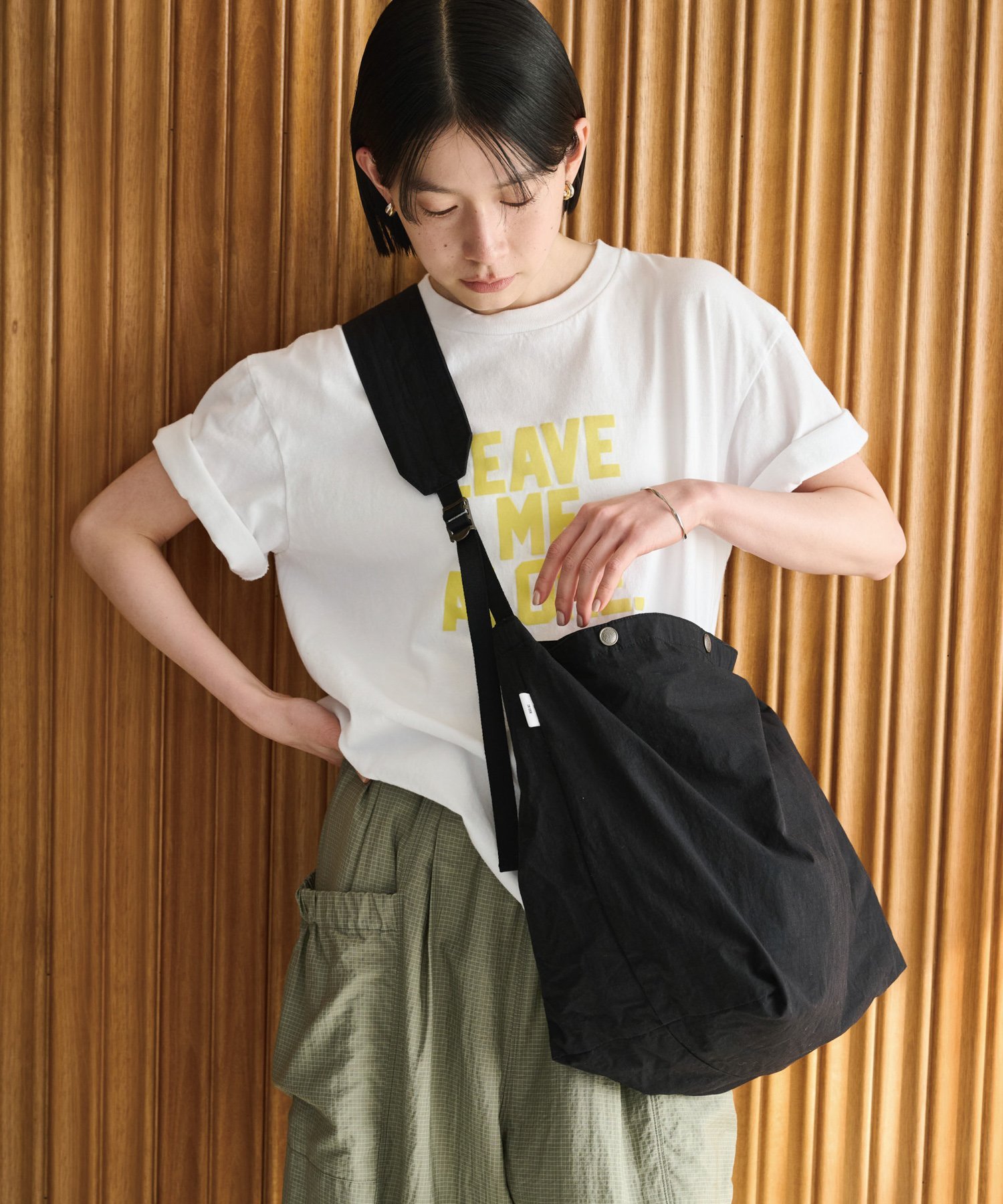 b apartment｜「KHA:KI/カーキ」ミリタリーショルダーサック | Rakuten