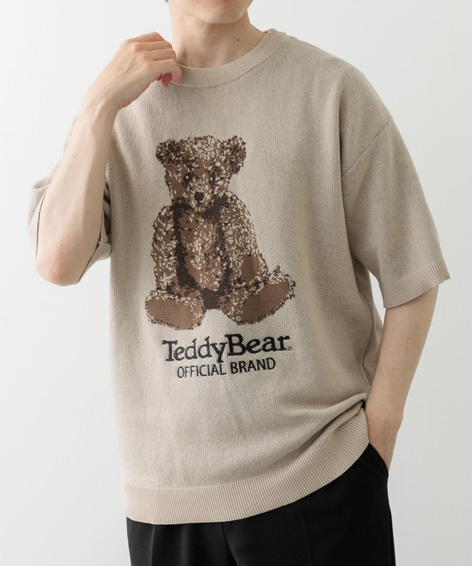 URBAN RESEARCH ITEMS｜Teddy Bear クルーネックサマーニット