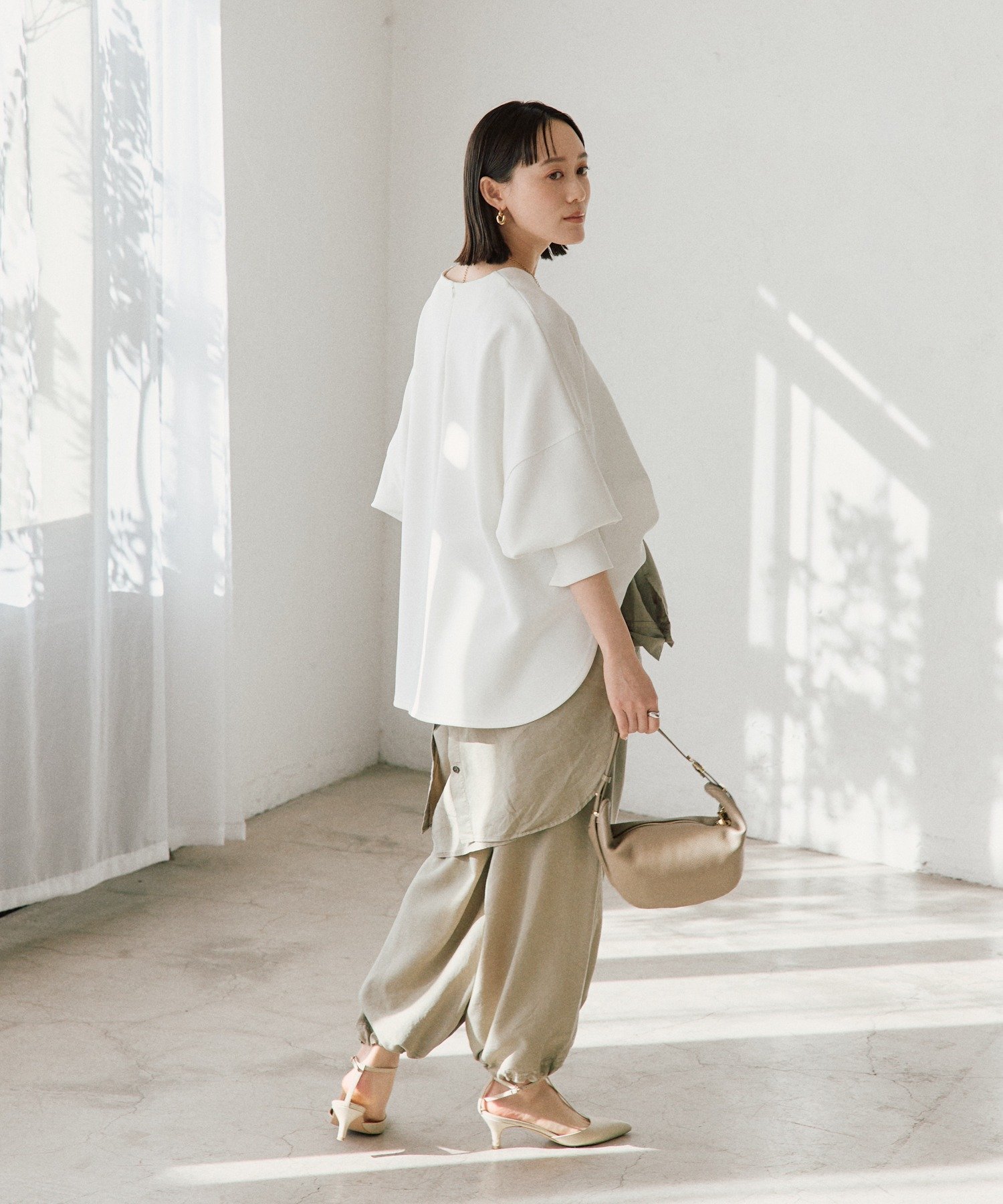 RIVE DROITE｜【楽ちんキレイ】ダンボールポンチョプルオーバー