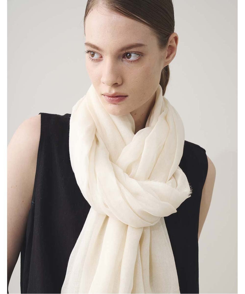 楽天市場】ファリエロサルティ（カラーホワイト）（マフラー・スカーフ