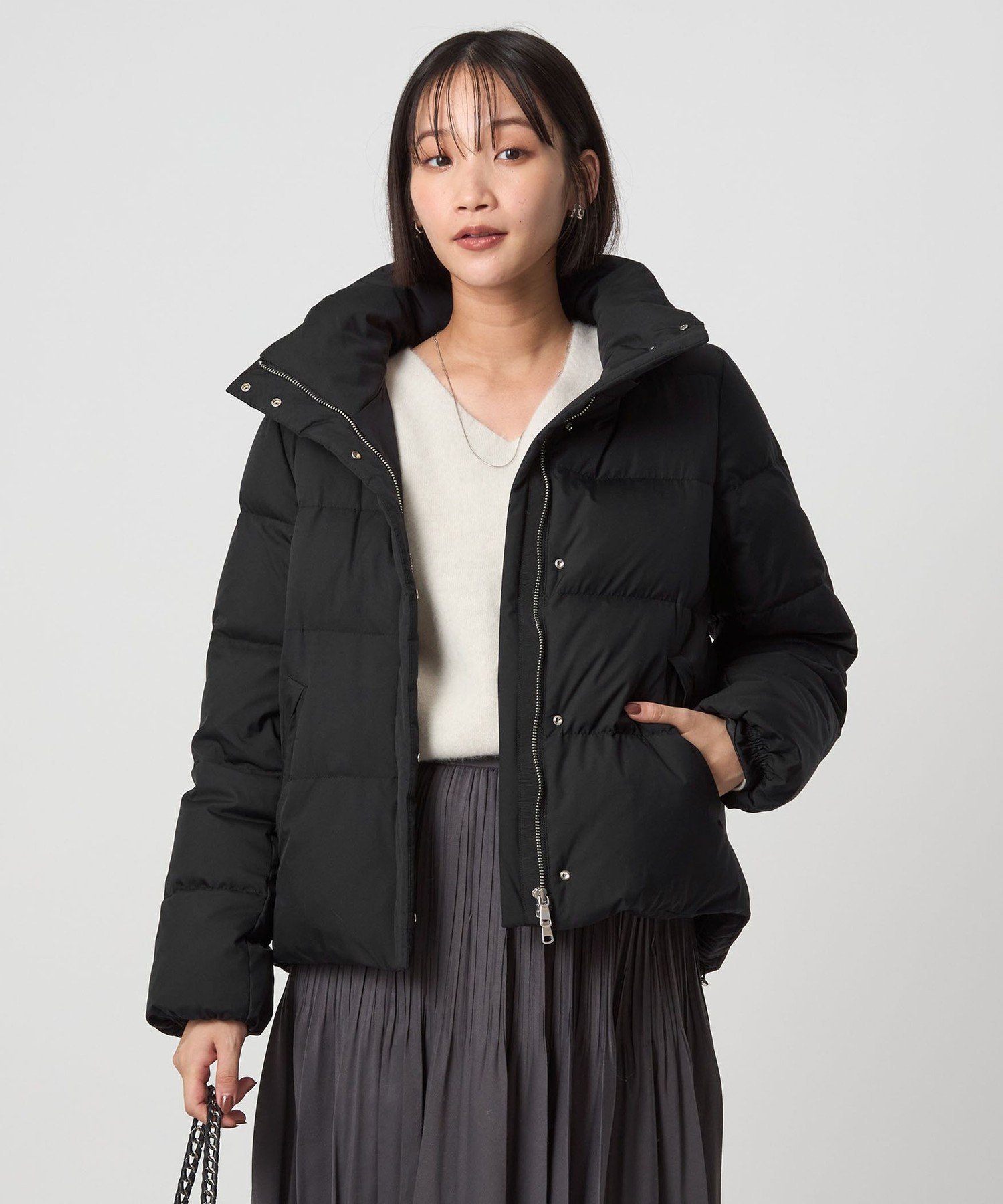 UNITED ARROWS green label relaxing｜フード ショート ダウン