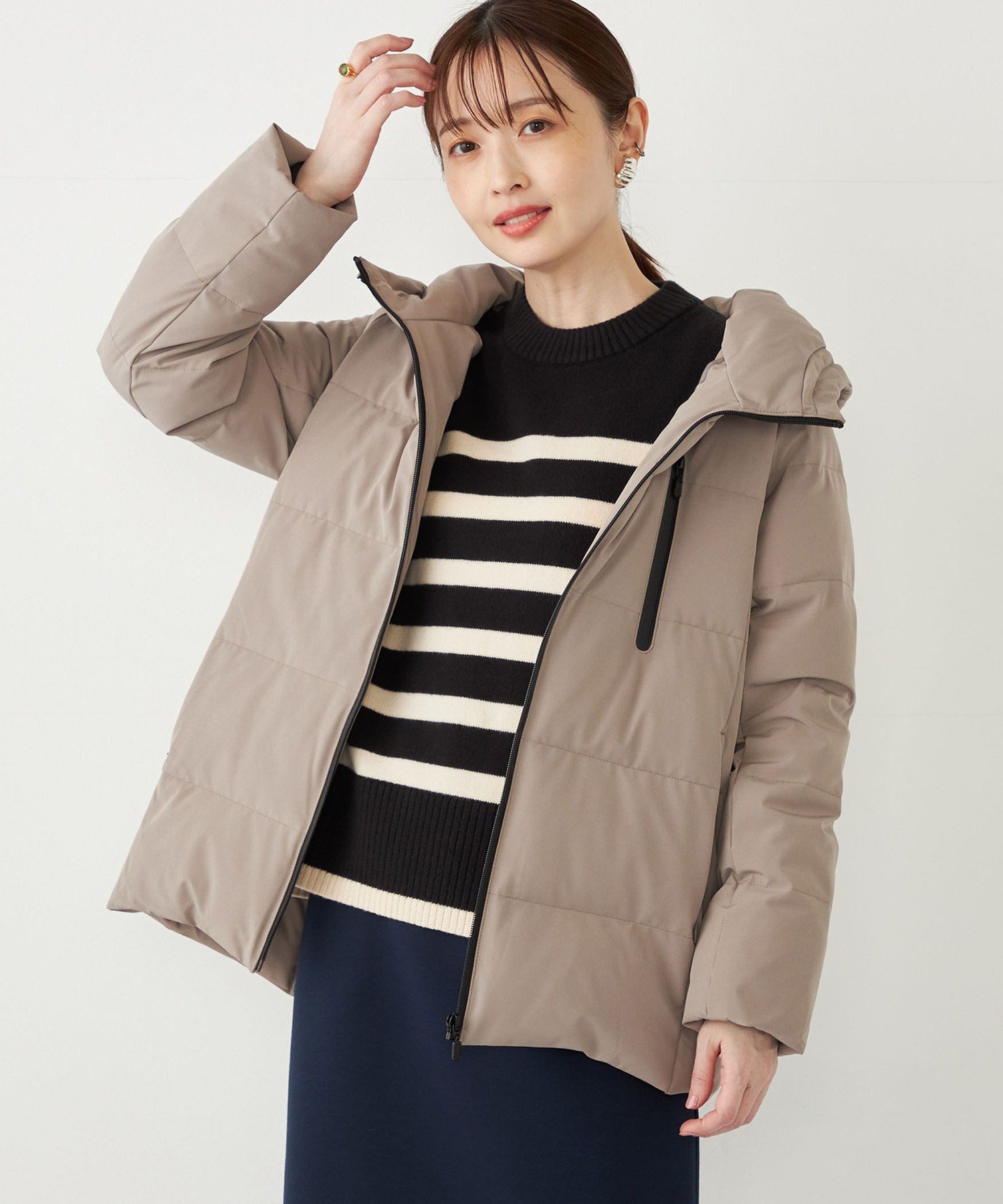 SHIPS｜SHIPS Colors: ストレッチ タフタ ダウン ジャケット