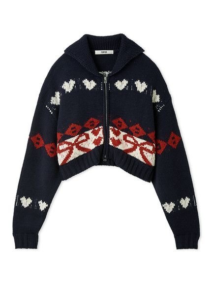 FURFUR｜リボンカウチンニットカーディガン | Rakuten Fashion(楽天