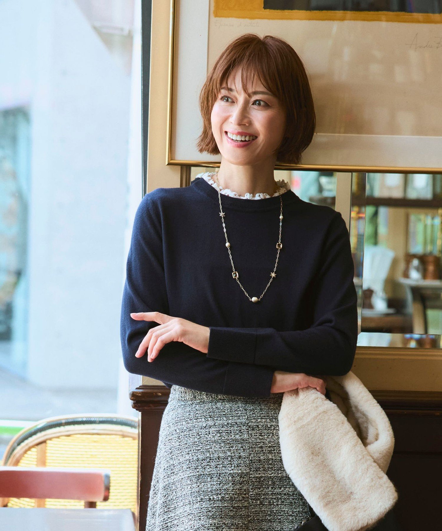 AMACA｜レース襟ニット | Rakuten Fashion(楽天ファッション／旧楽天