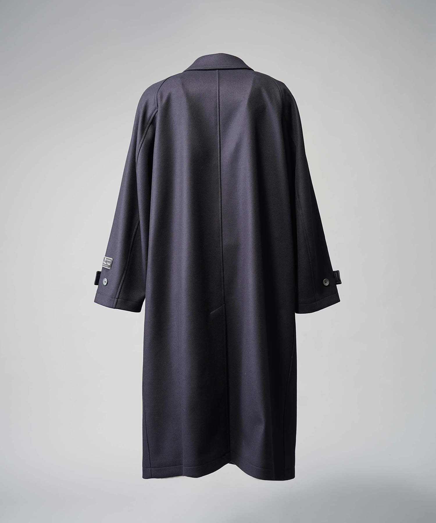MAISON SPECIAL｜Super140s Prime-Over Melton Balmachan Coat