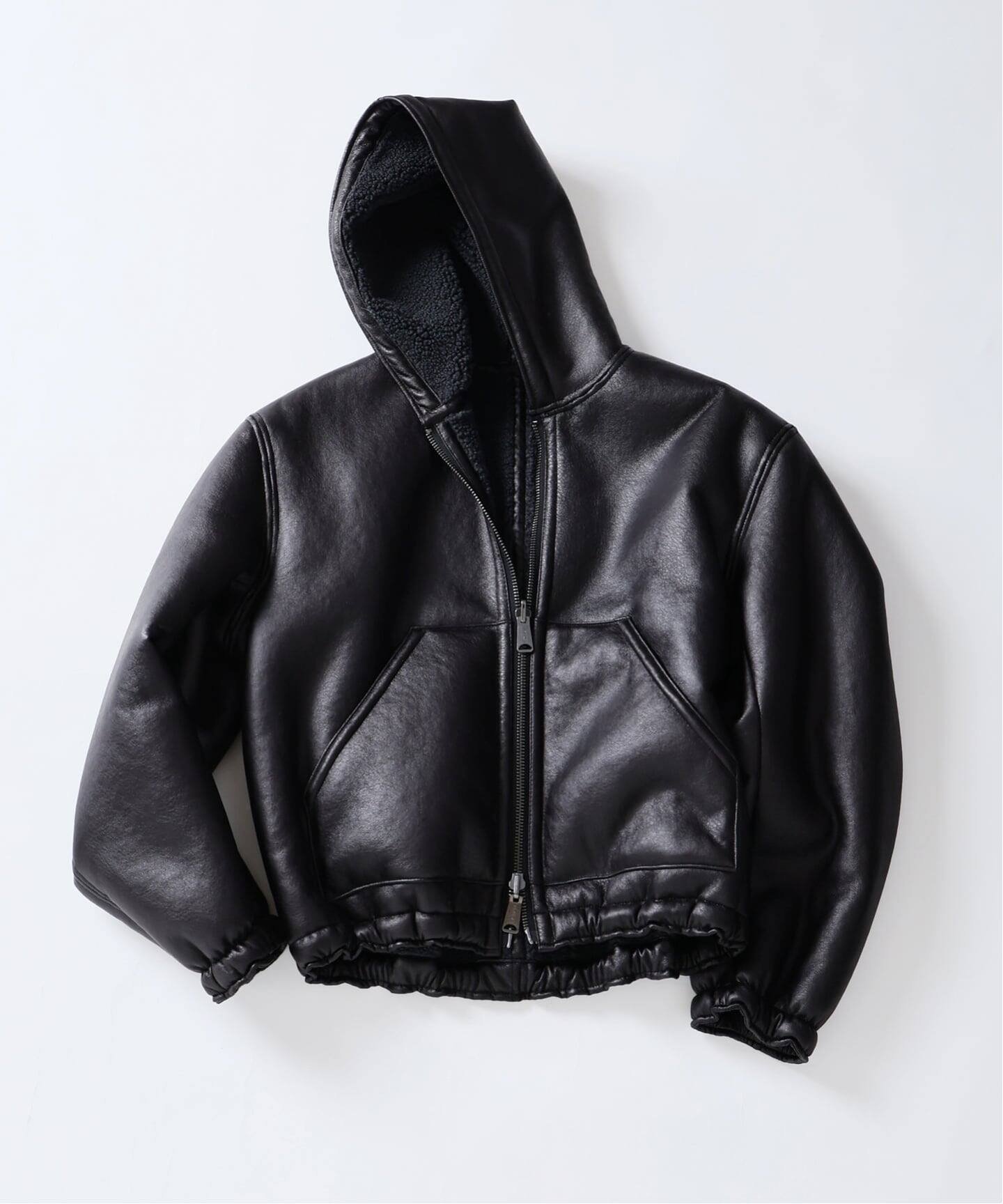 JOURNAL STANDARD relume｜フェイクムートン リバーシブル フーディ