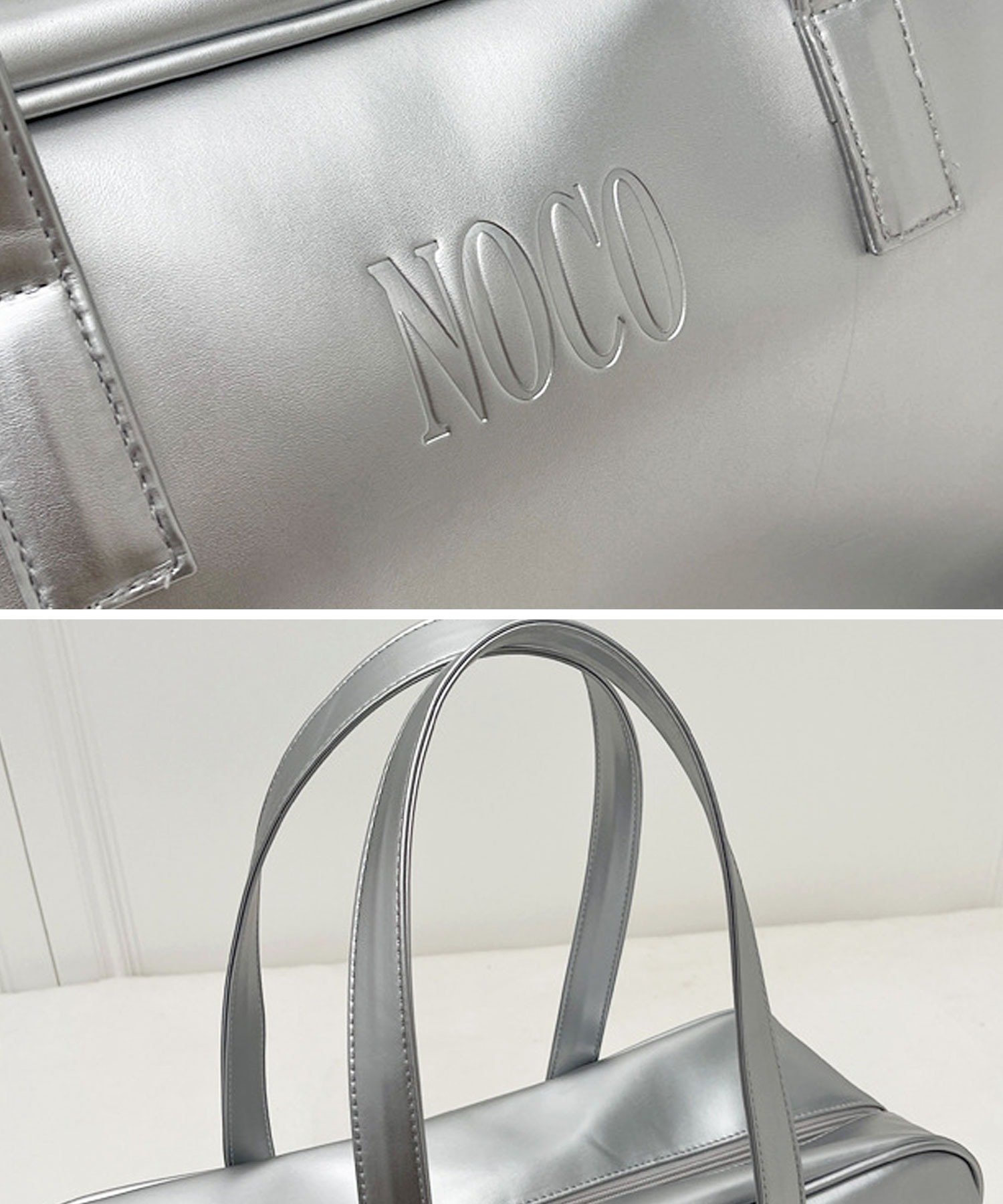 florist｜2WAY/大容量/ヴィーガンレザースクエアビッグボストンバッグ