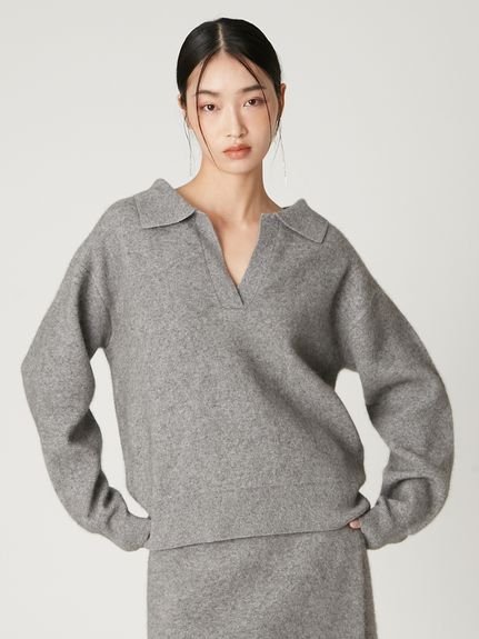 FRAY I.D｜ラクーンダブルフェイスポロカラープルオーバー | Rakuten