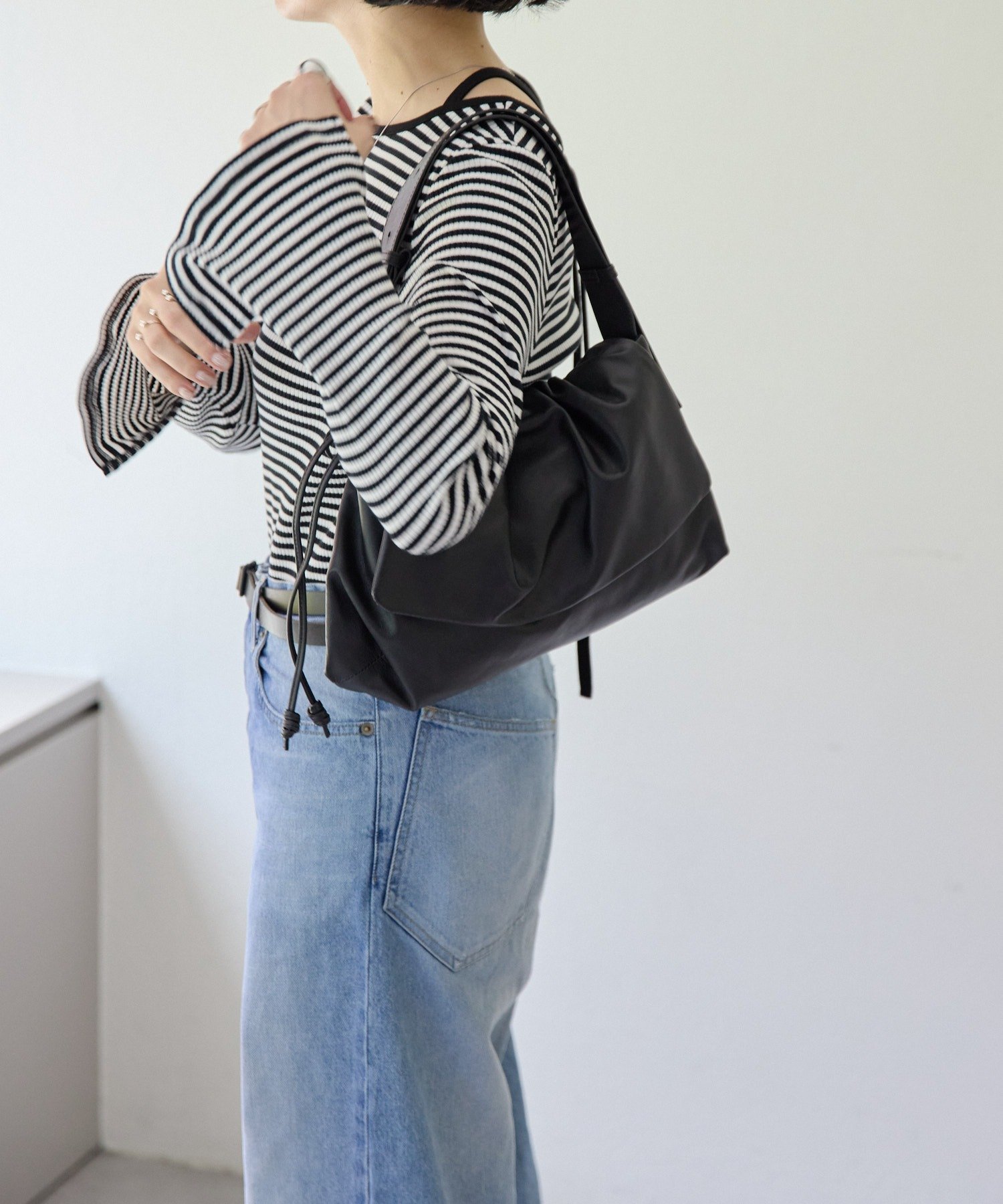 ear PAPILLONNER｜レザーフラップショルダーバッグ | Rakuten Fashion