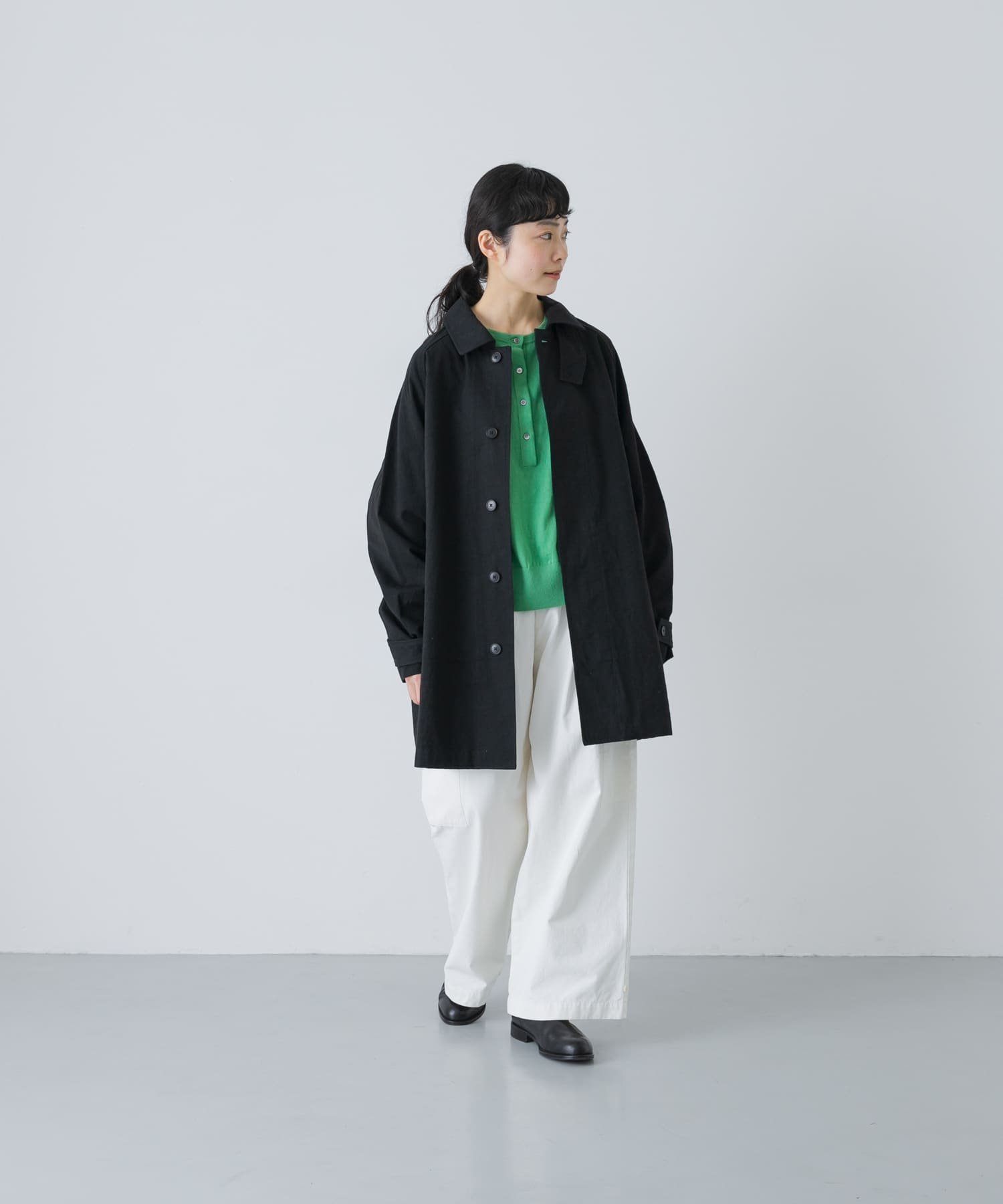 かぐれ｜コットンバックタックショートコート | Rakuten Fashion(楽天