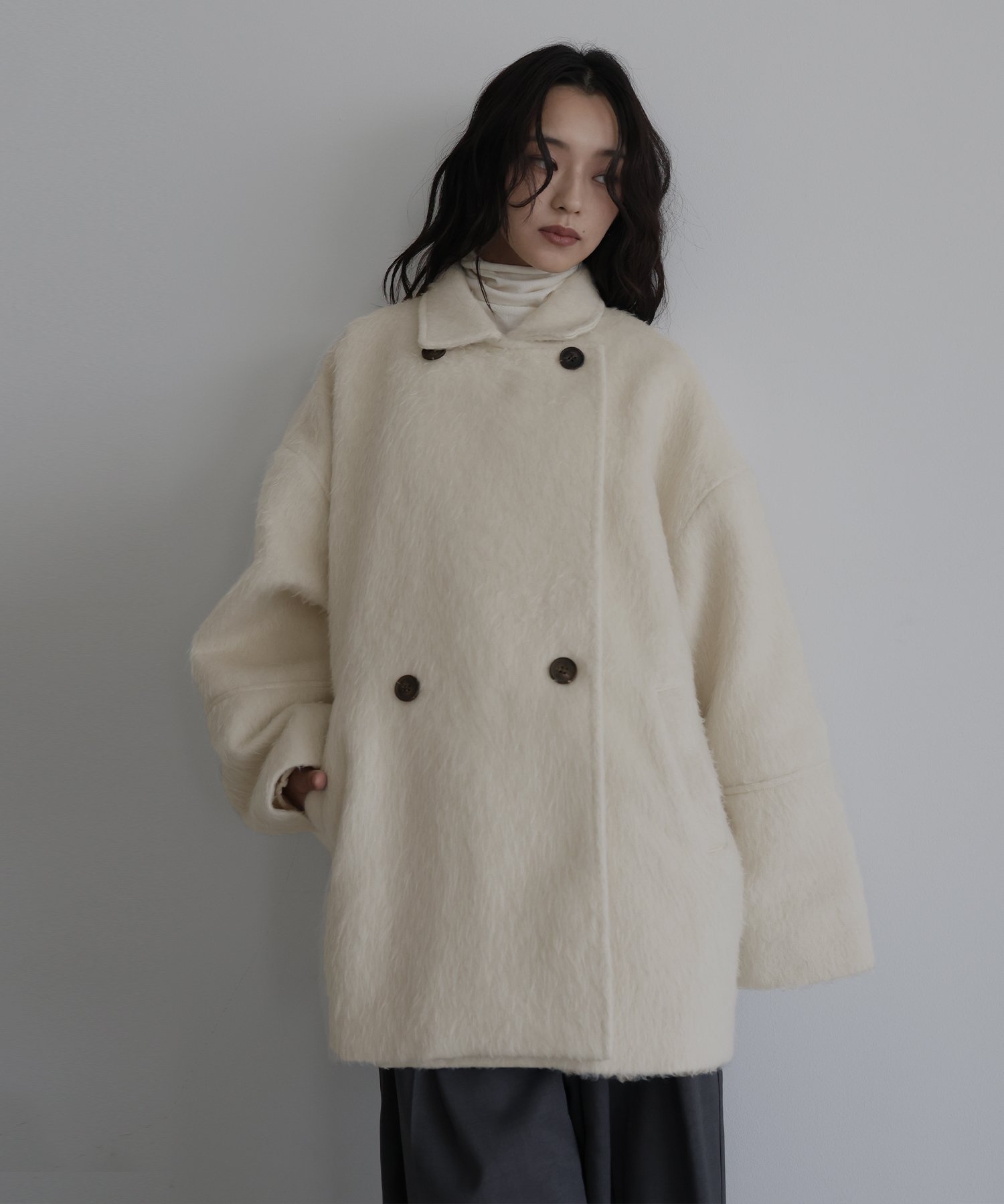 hellam｜シャギーミドルコート | Rakuten Fashion(楽天ファッション