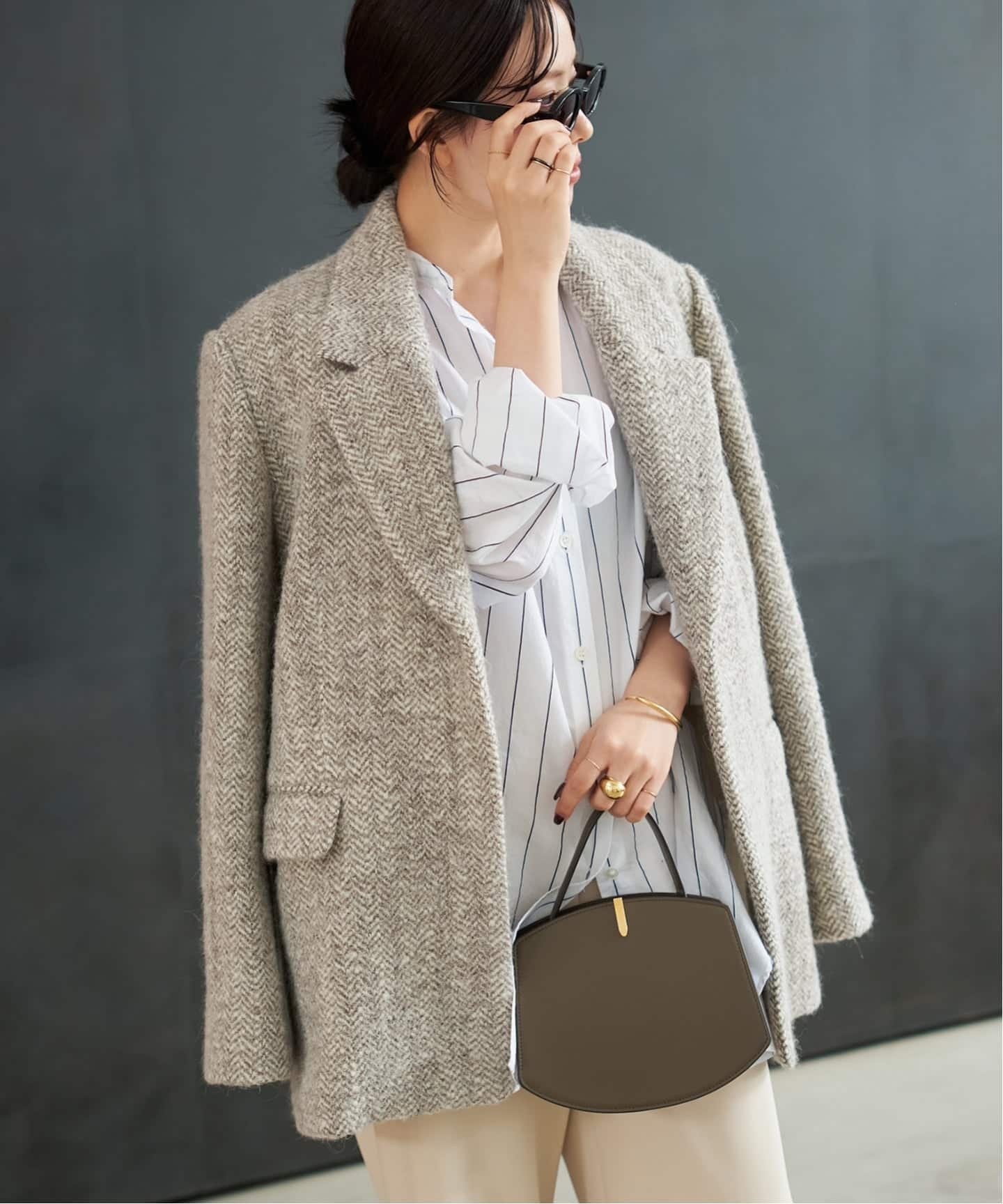 plage｜R'IAM ヘリンボンコートジャケット | Rakuten Fashion(楽天