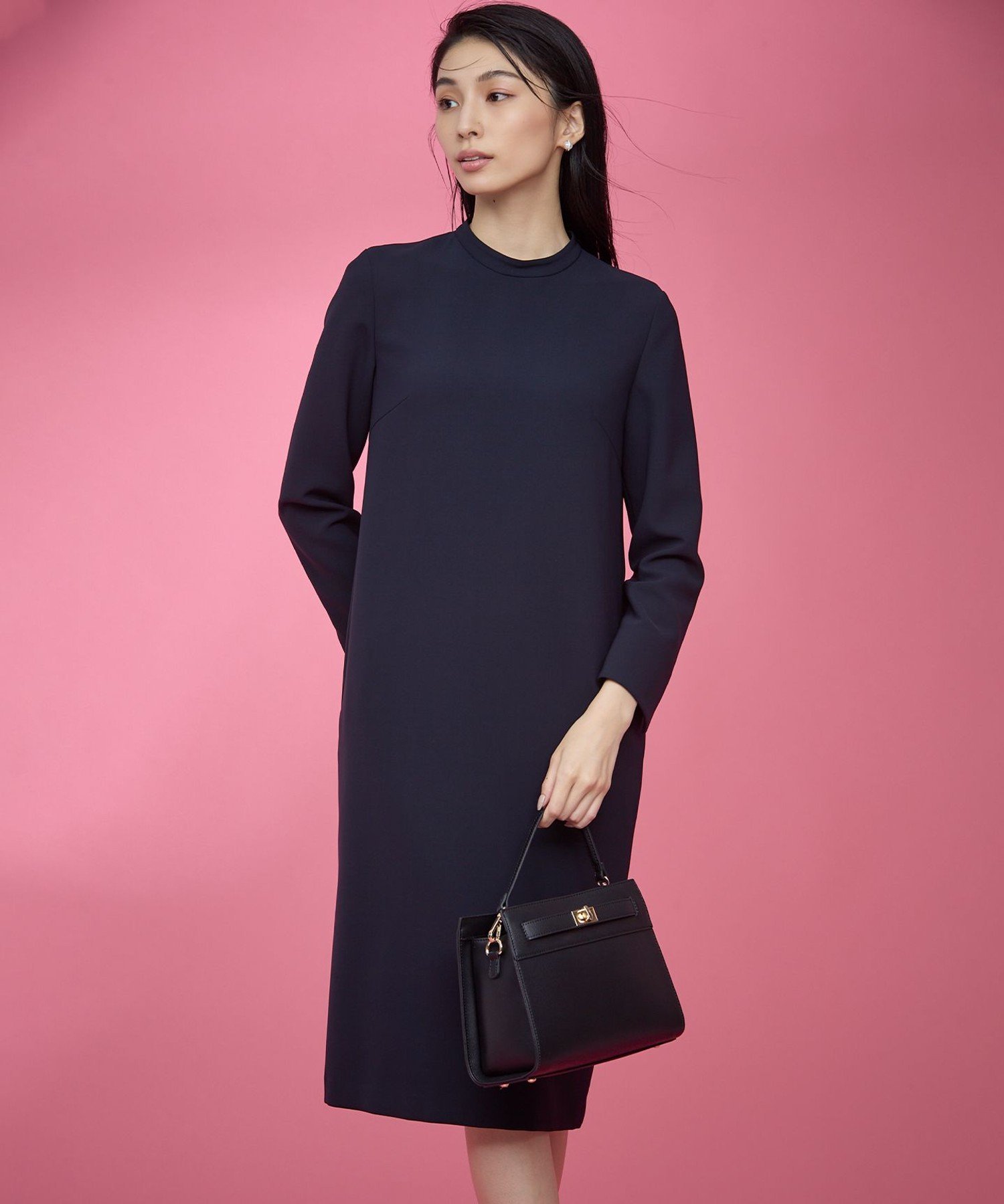 組曲｜【KUMIKYOKU NAVY】コンフォータブルドレープ レース襟