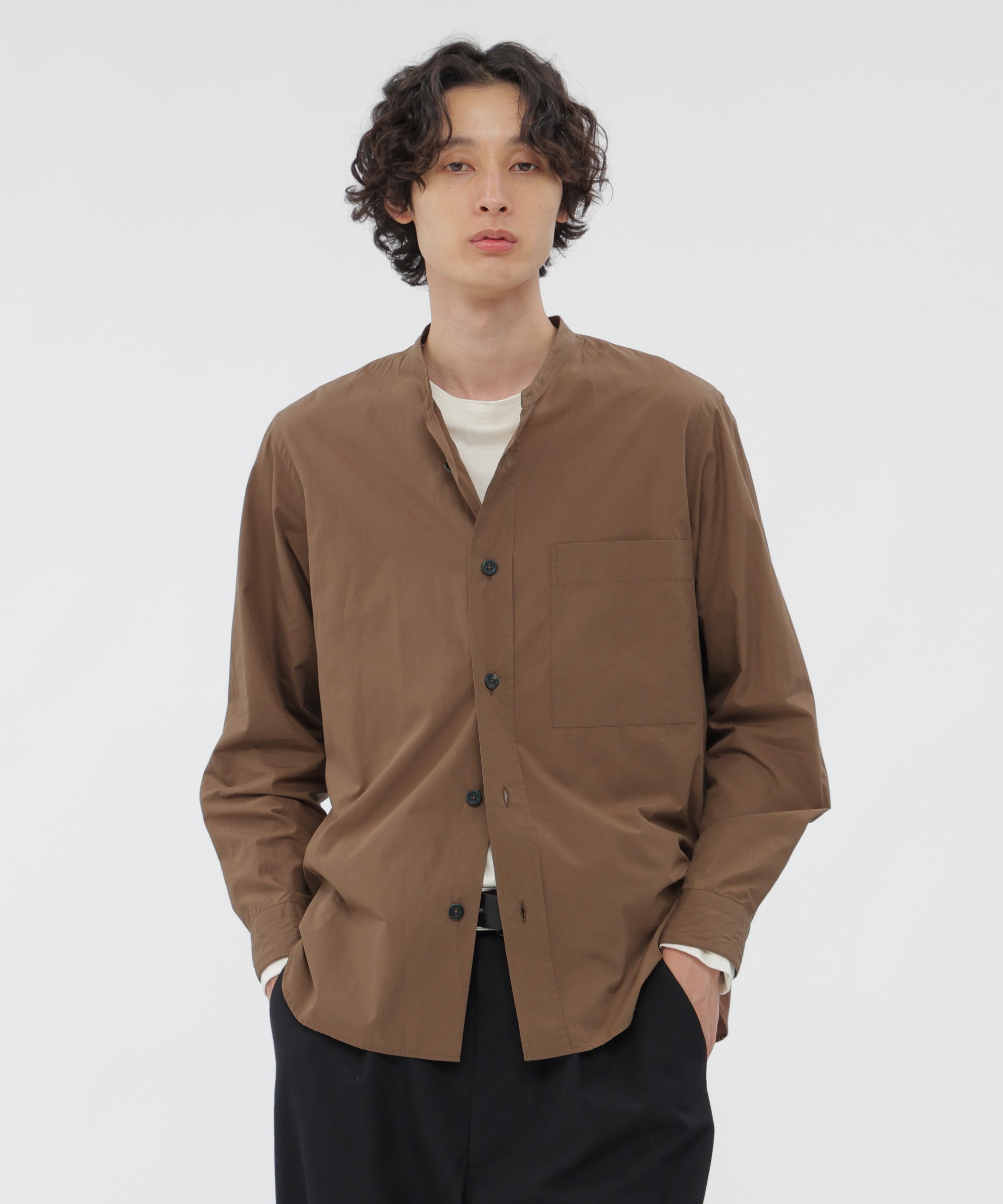 MARGARET HOWELL｜FINE COMPACT COTTON POPLIN SHIRT | Rakuten