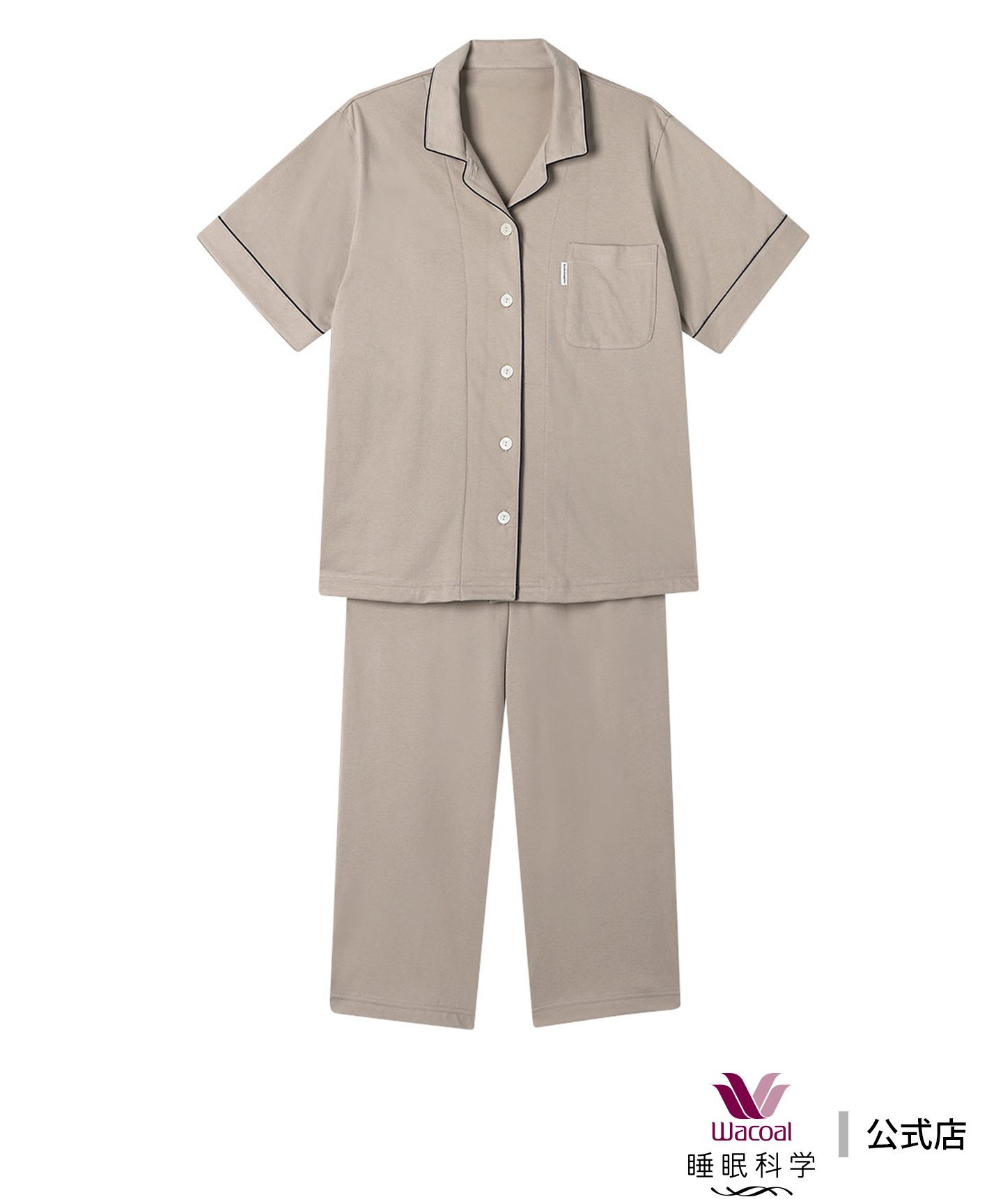 楽天市場】パジャマ 五分袖（ブランドワコール）（ナイトウェア