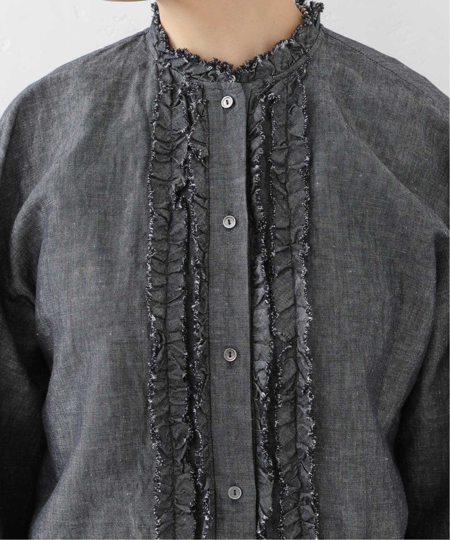 journal standard luxe｜《追加》CLシャンブレー フリルブラウス