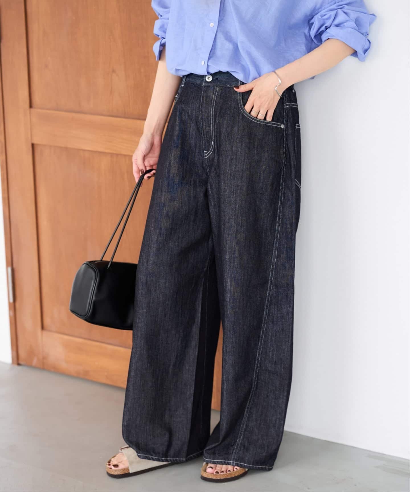 FRAMeWORK｜バレルフォルムデニムパンツ | Rakuten Fashion(楽天