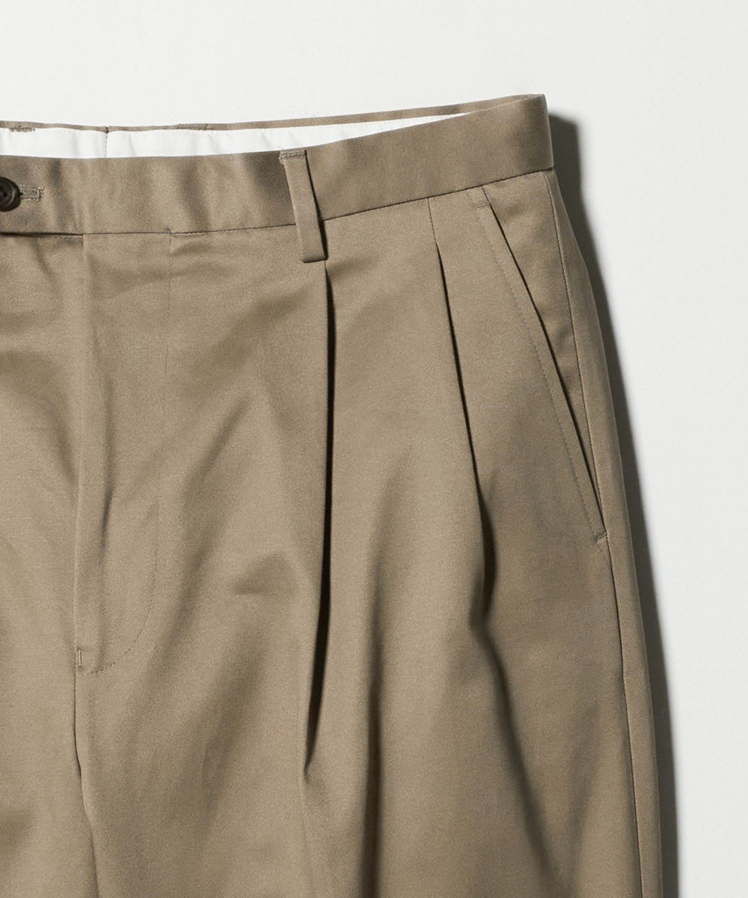 未使用　District 2プリーツ ワイド チノパンツ　Mサイズ UNITED ARROWS｜<District>2プリーツ ワイド チノパンツ | Rakuten