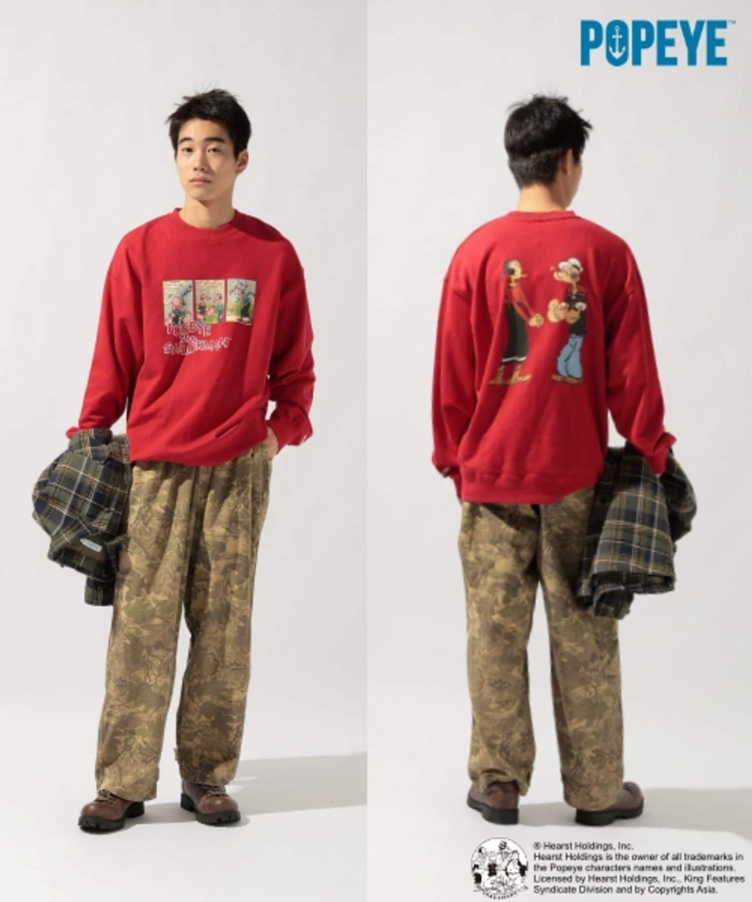 niko and ｜【POPEYE(TM)】CHARACTER PRINT SWEATSHIRT | Rakuten