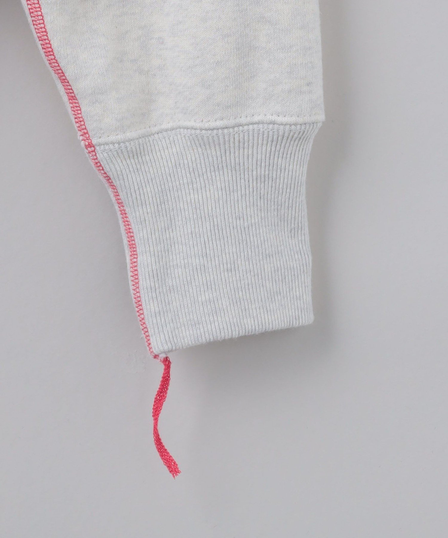 【6 ROKU】コットンウラケカラーステッチ クルーネックプルオーバー ブラック 6(ROKU)＞コットンウラケ カラーステッチ クルーネック プルオーバー 25SS