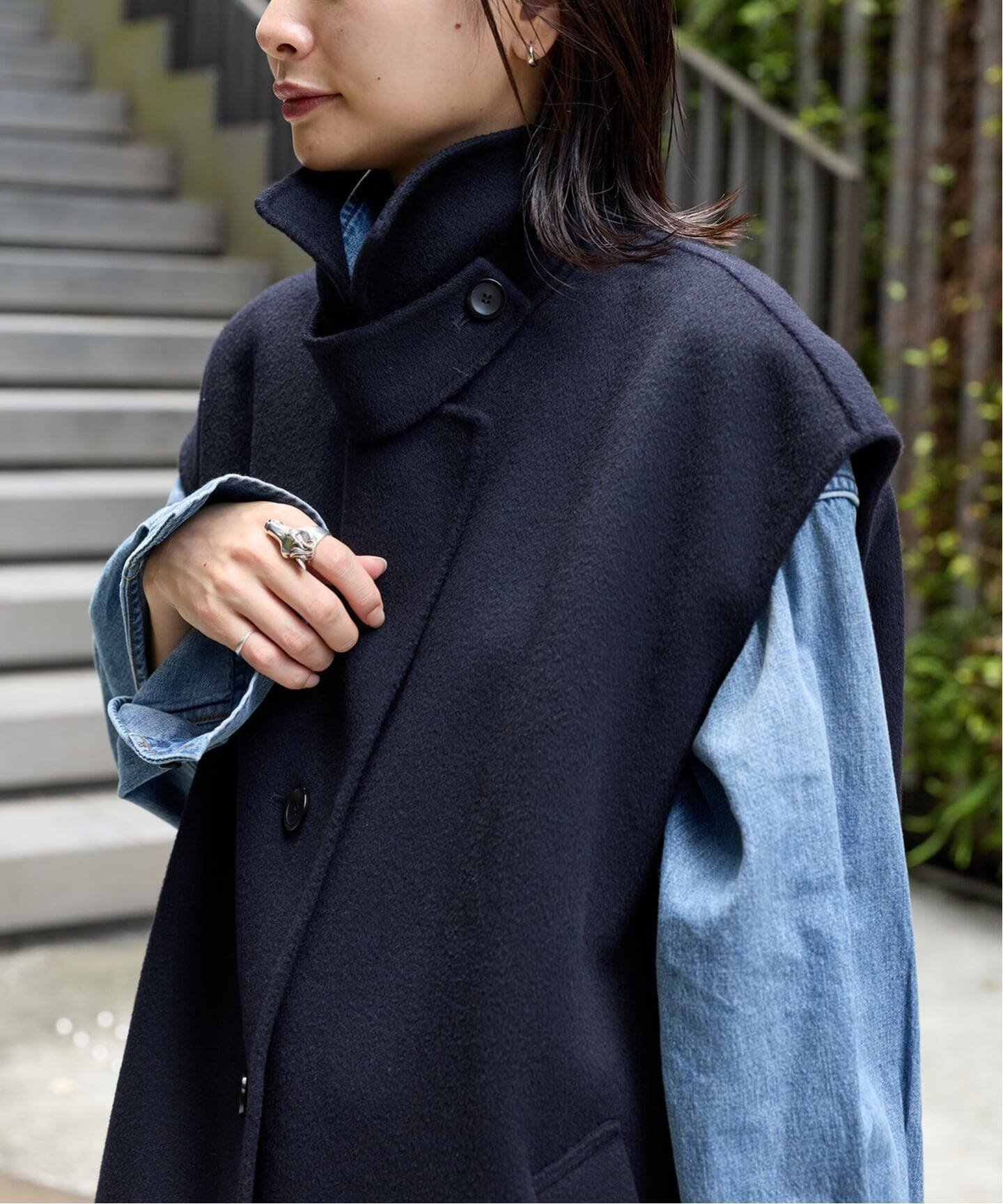 JOURNAL STANDARD｜Hamilton Rever ロングベスト | Rakuten Fashion