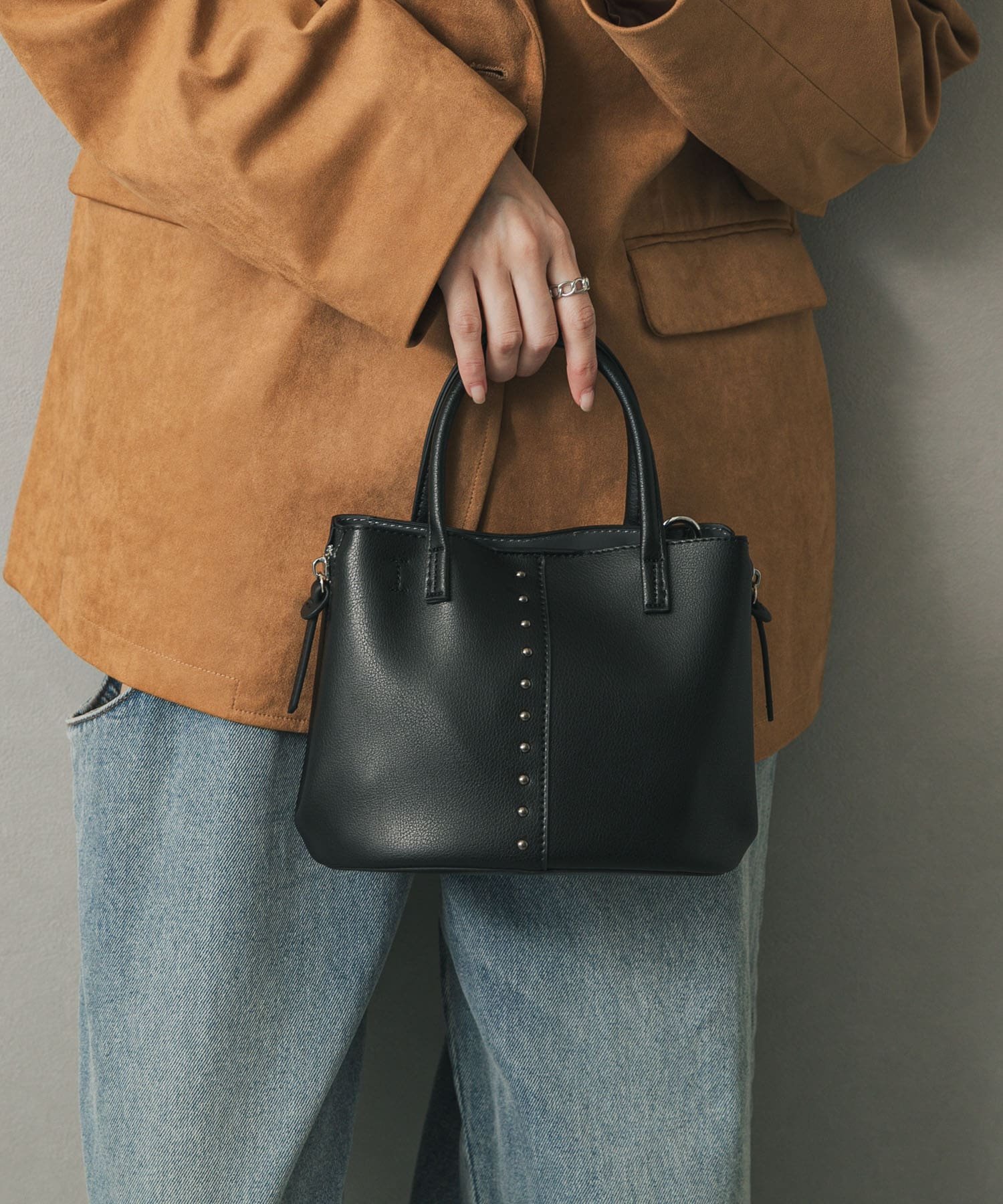 SENSE OF PLACE｜スタッズショルダーバッグ | Rakuten Fashion(楽天