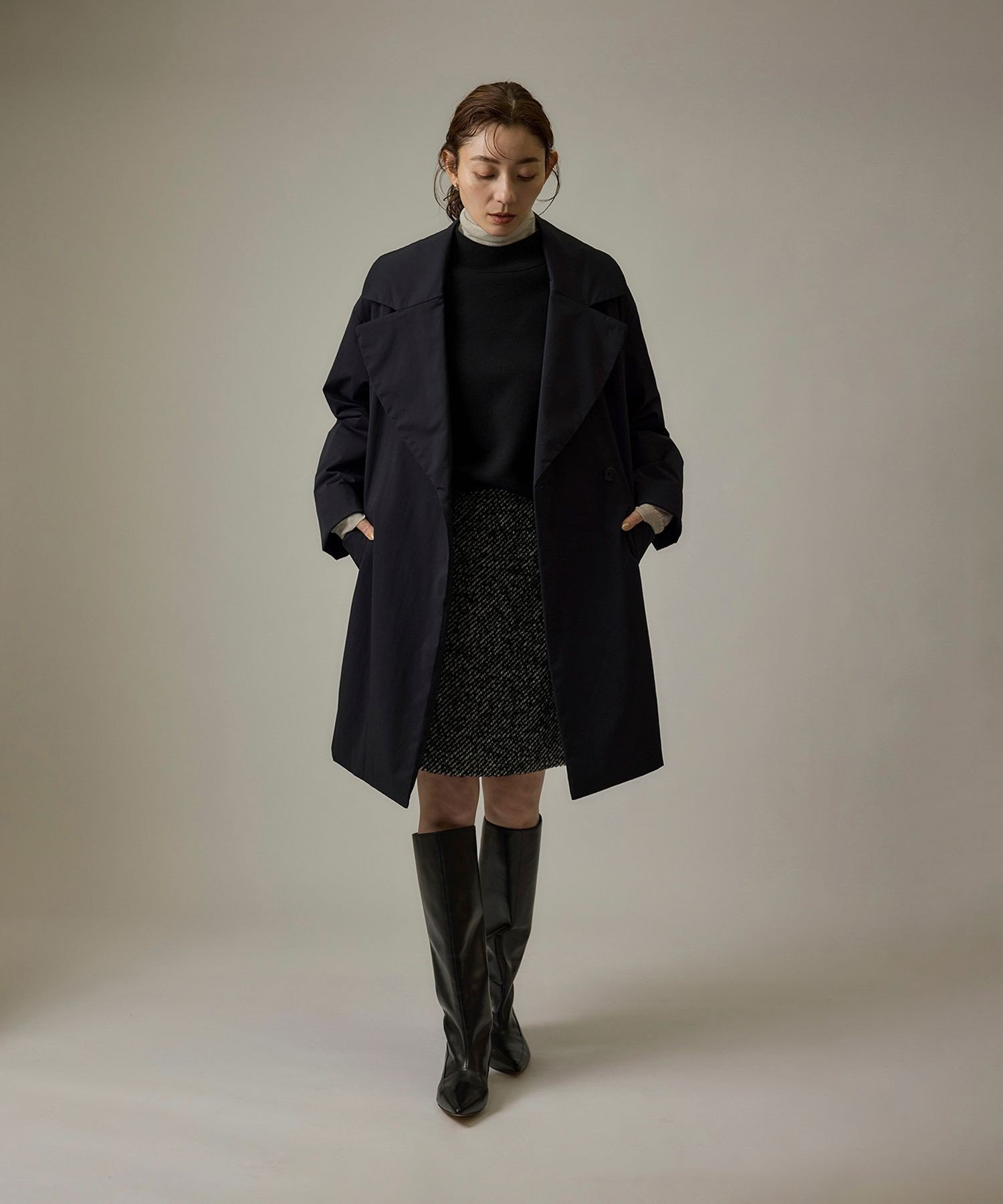 ROPE'｜【LIMONTA】Thin Down(シンダウン) ハーフコート | Rakuten