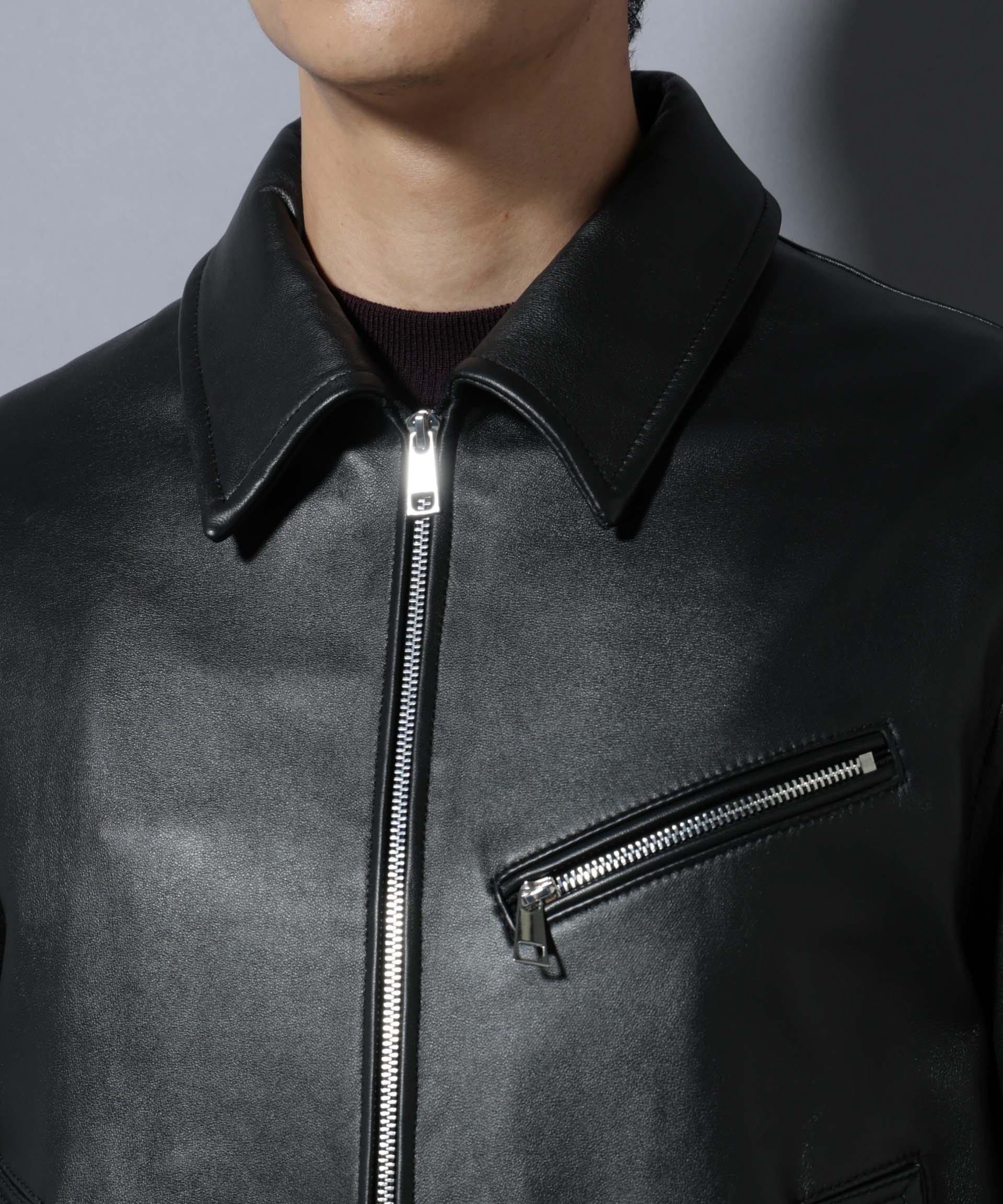 NANO universe｜ラムナッパレザーライダースジャケット | Rakuten