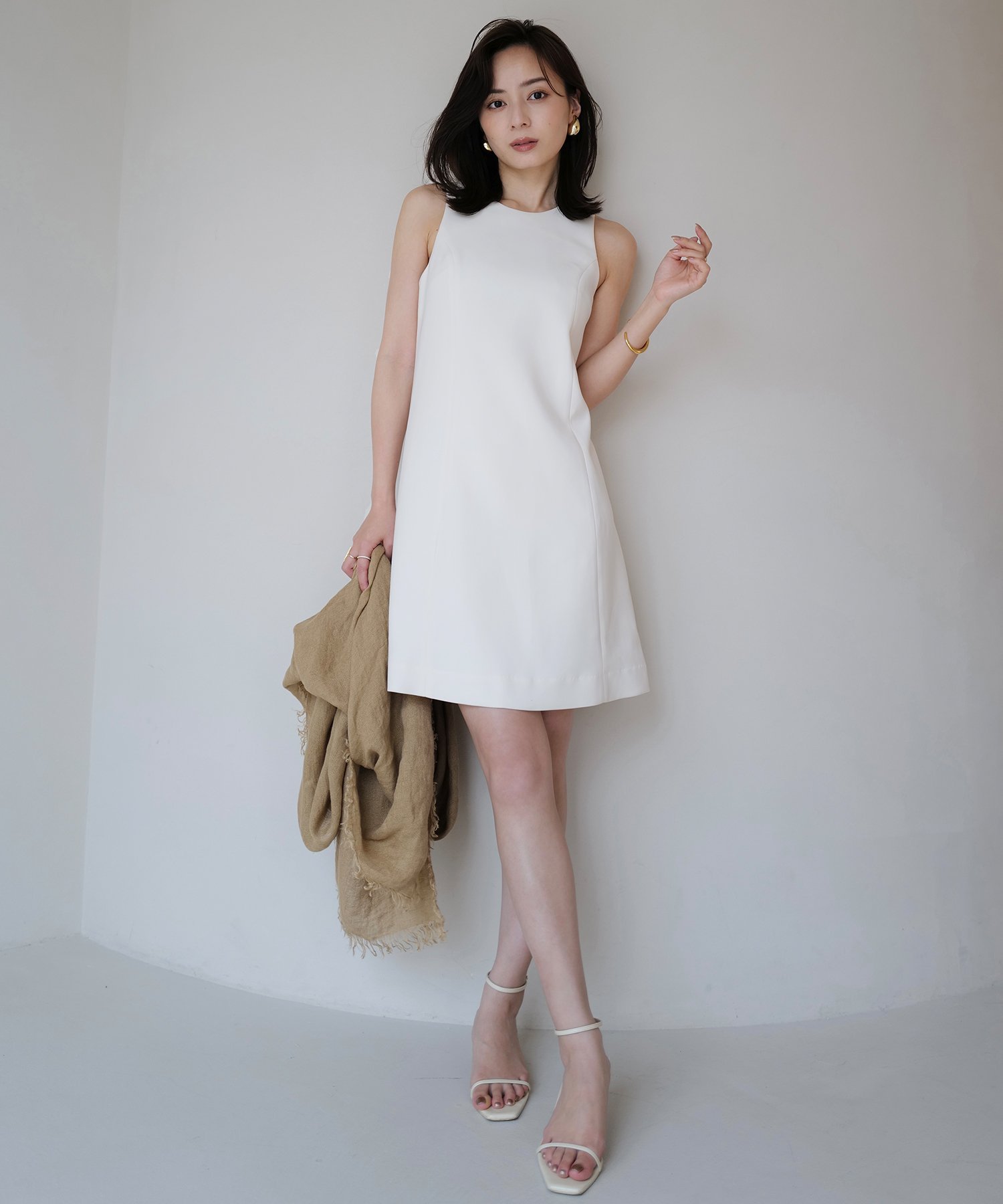 anuans｜パネルカットミニワンピース | Rakuten Fashion(楽天