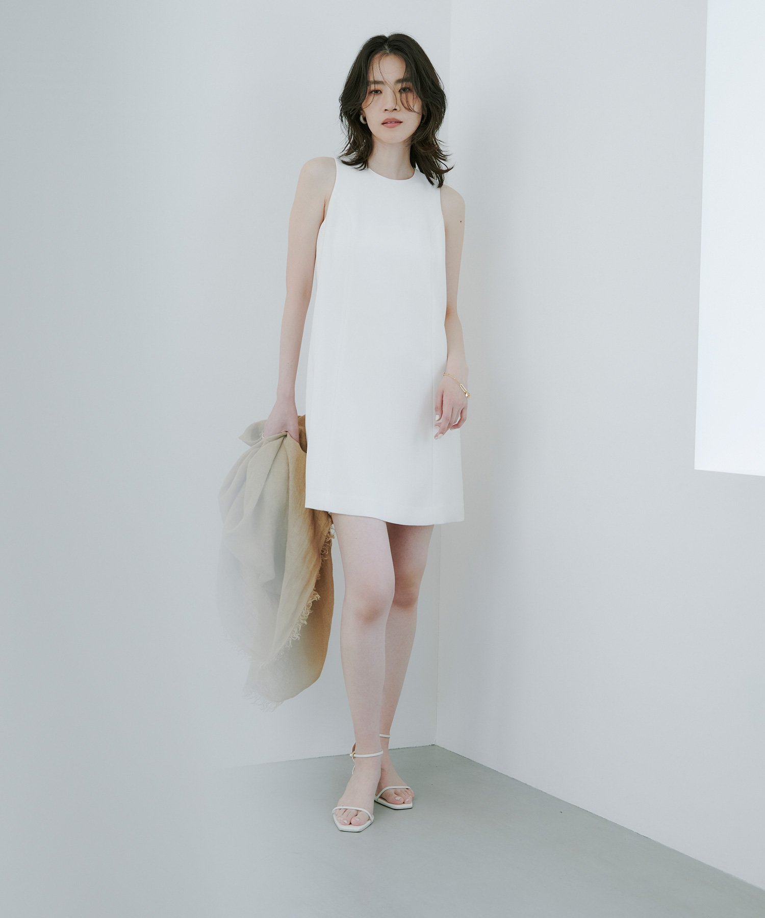 anuans｜パネルカットミニワンピース | Rakuten Fashion(楽天