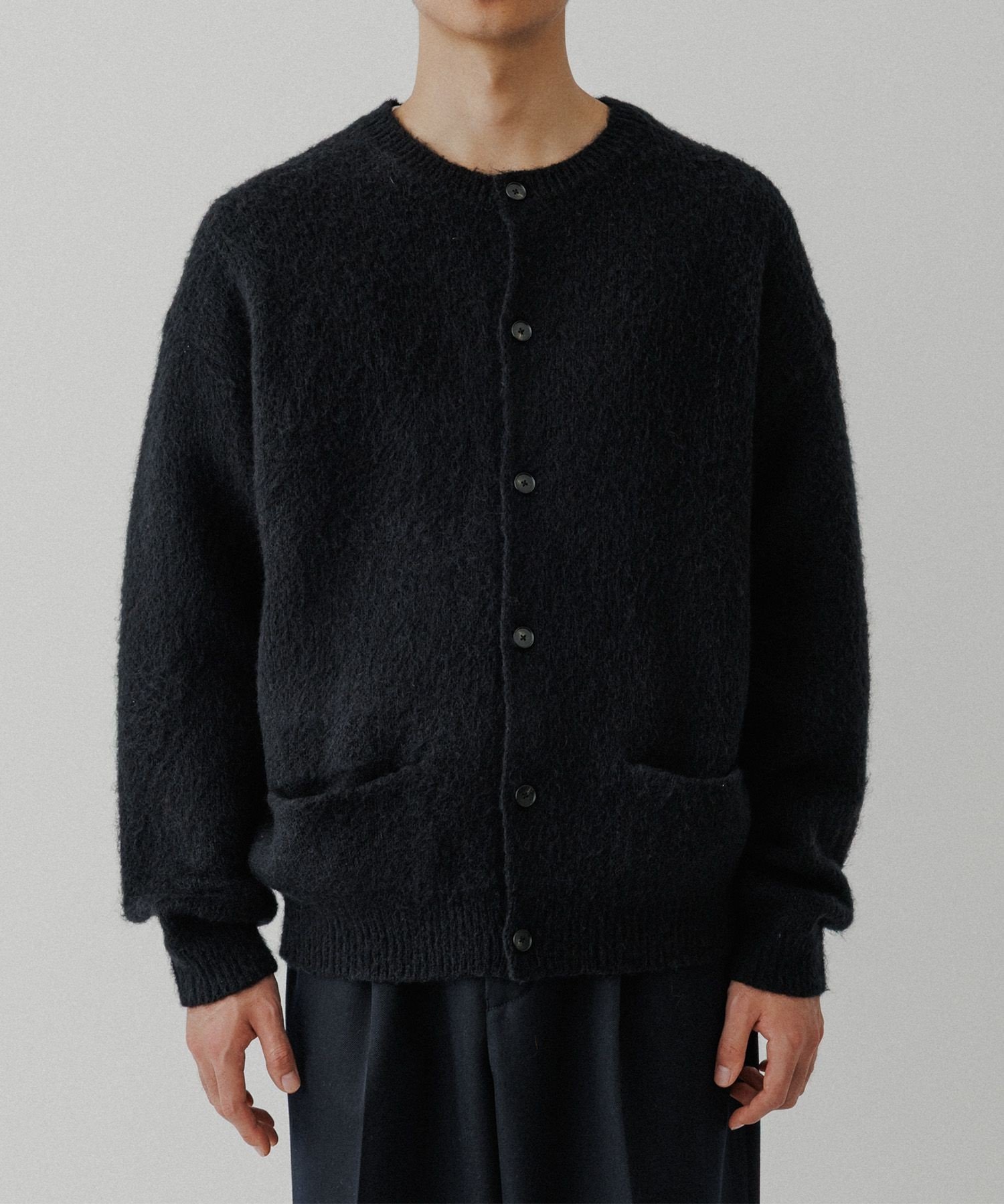 ADAM ET ROPE'｜モヘアミックス オーバーサイズ クルーネック