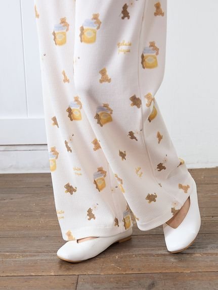 gelato pique｜はちみつベア柄ロングパンツ | Rakuten Fashion(楽天