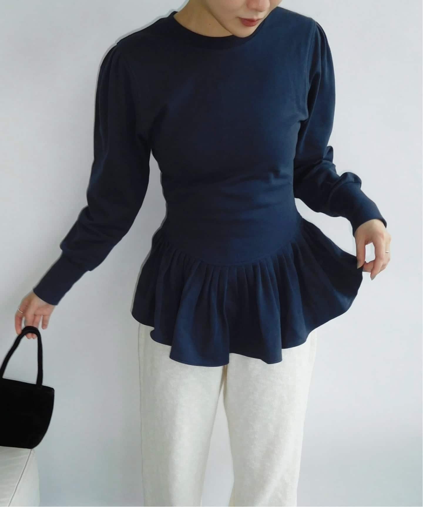 EDIT.FOR LULU｜angielala LULU ペプラムスウェット | Rakuten Fashion