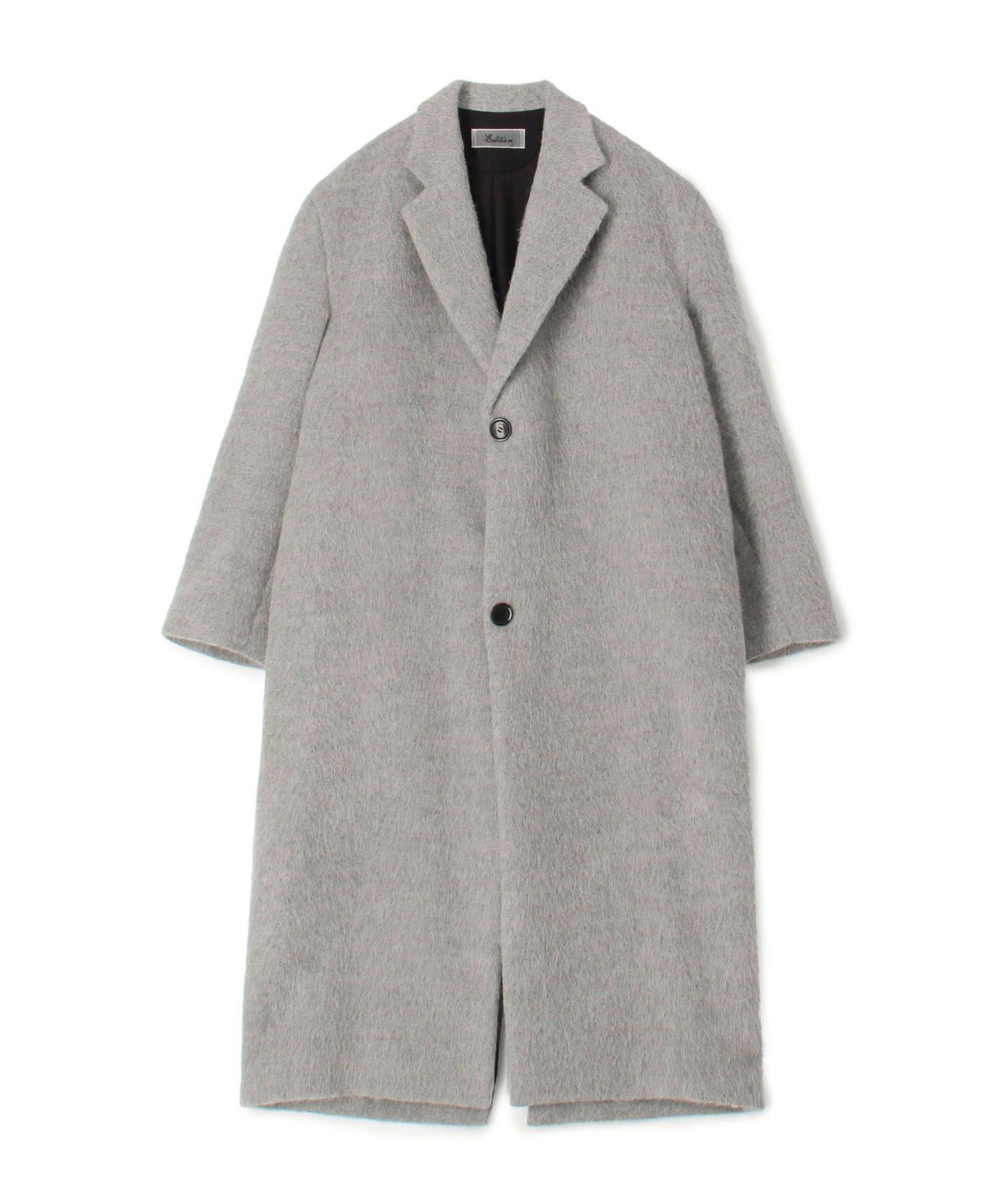 TOMORROWLAND｜アルパカシャギー チェスターコート | Rakuten Fashion