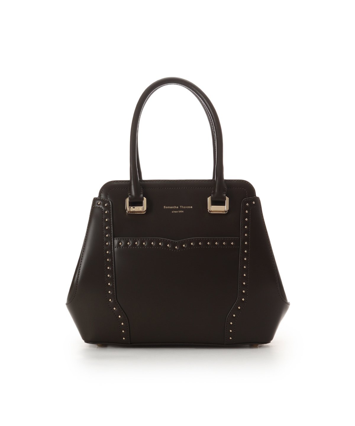Samantha Thavasa｜スタッズレザーハンドバッグ | Rakuten Fashion