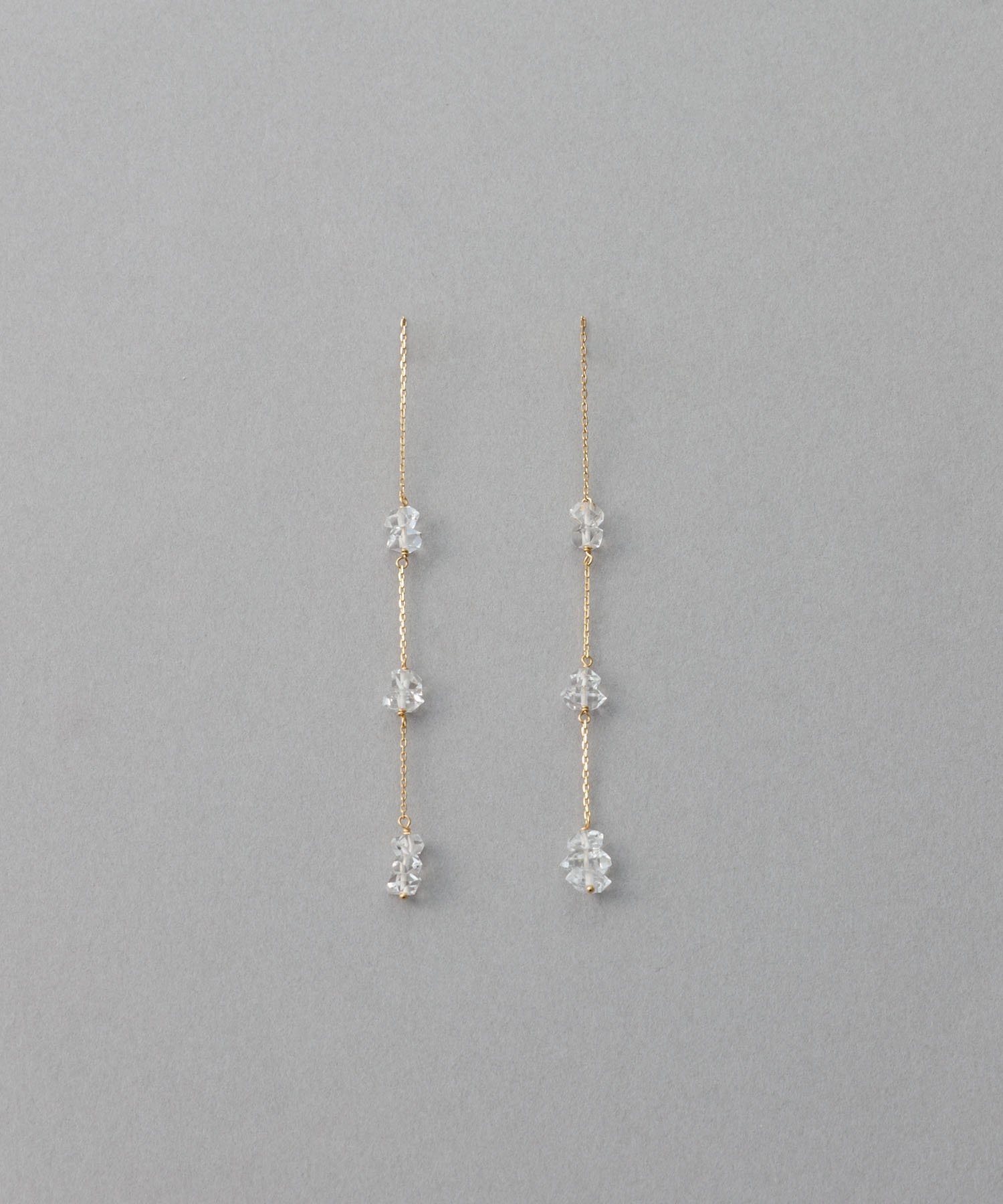 ete｜[シャンデリア] K18YG クォーツ ピアス | Rakuten Fashion(楽天