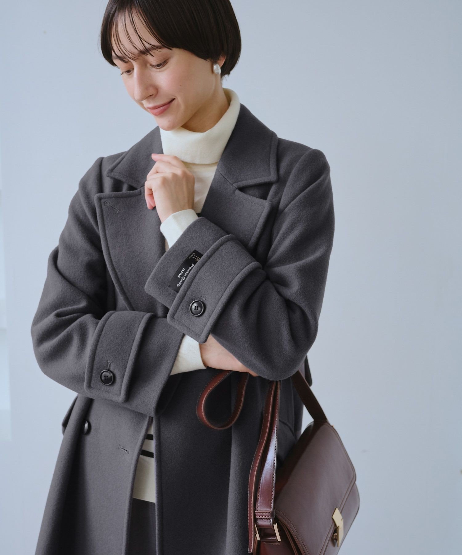 ROPE' PICNIC｜JAPAN FABRIC ダブルチェスターコート/一部WEB限定