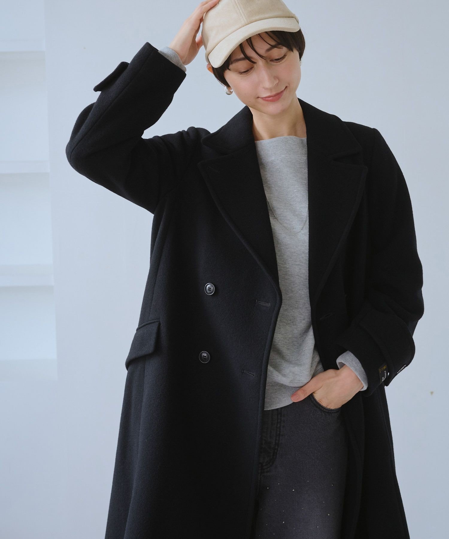 ROPE' PICNIC｜JAPAN FABRIC ダブルチェスターコート/一部WEB限定