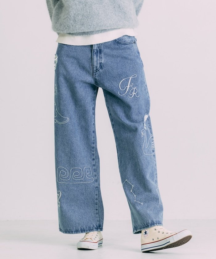 FREAK'S STORE｜チェーンステッチ ワイドデニム 25AW | Rakuten