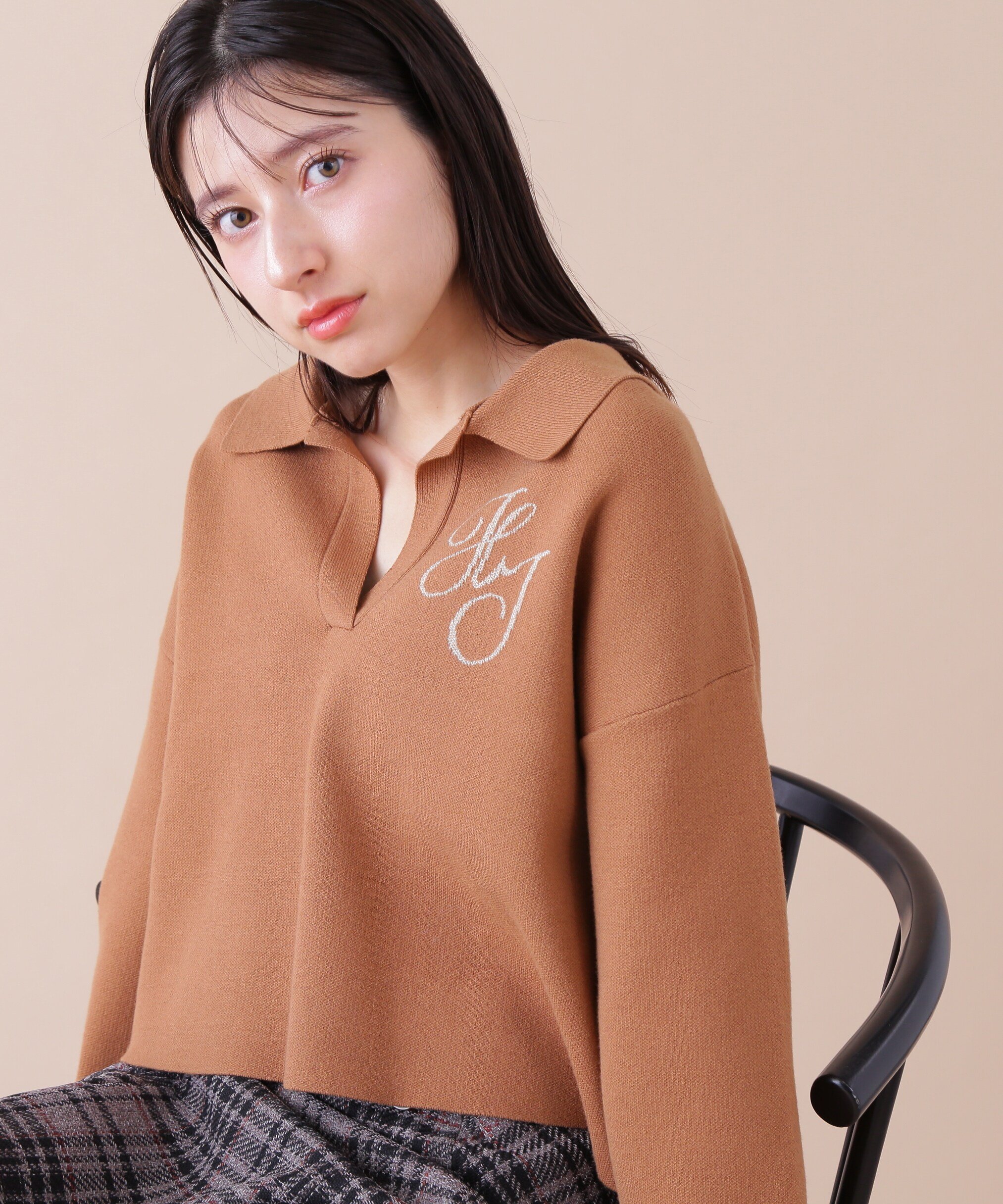 JILL by JILL STUART｜スキッパーニットトップス | Rakuten Fashion