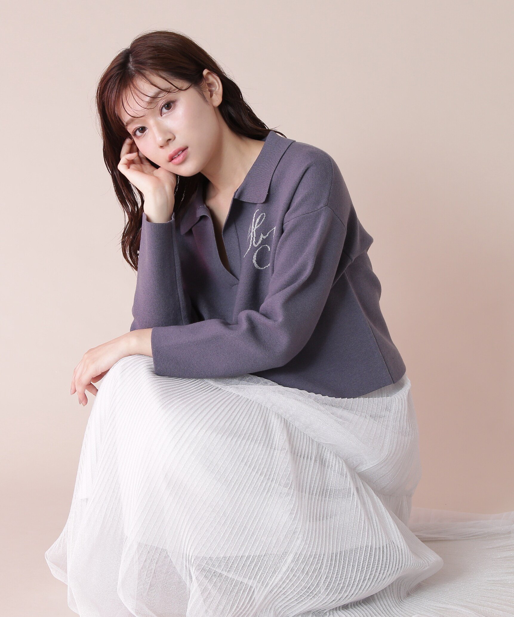 JILL by JILL STUART｜スキッパーニットトップス | Rakuten Fashion